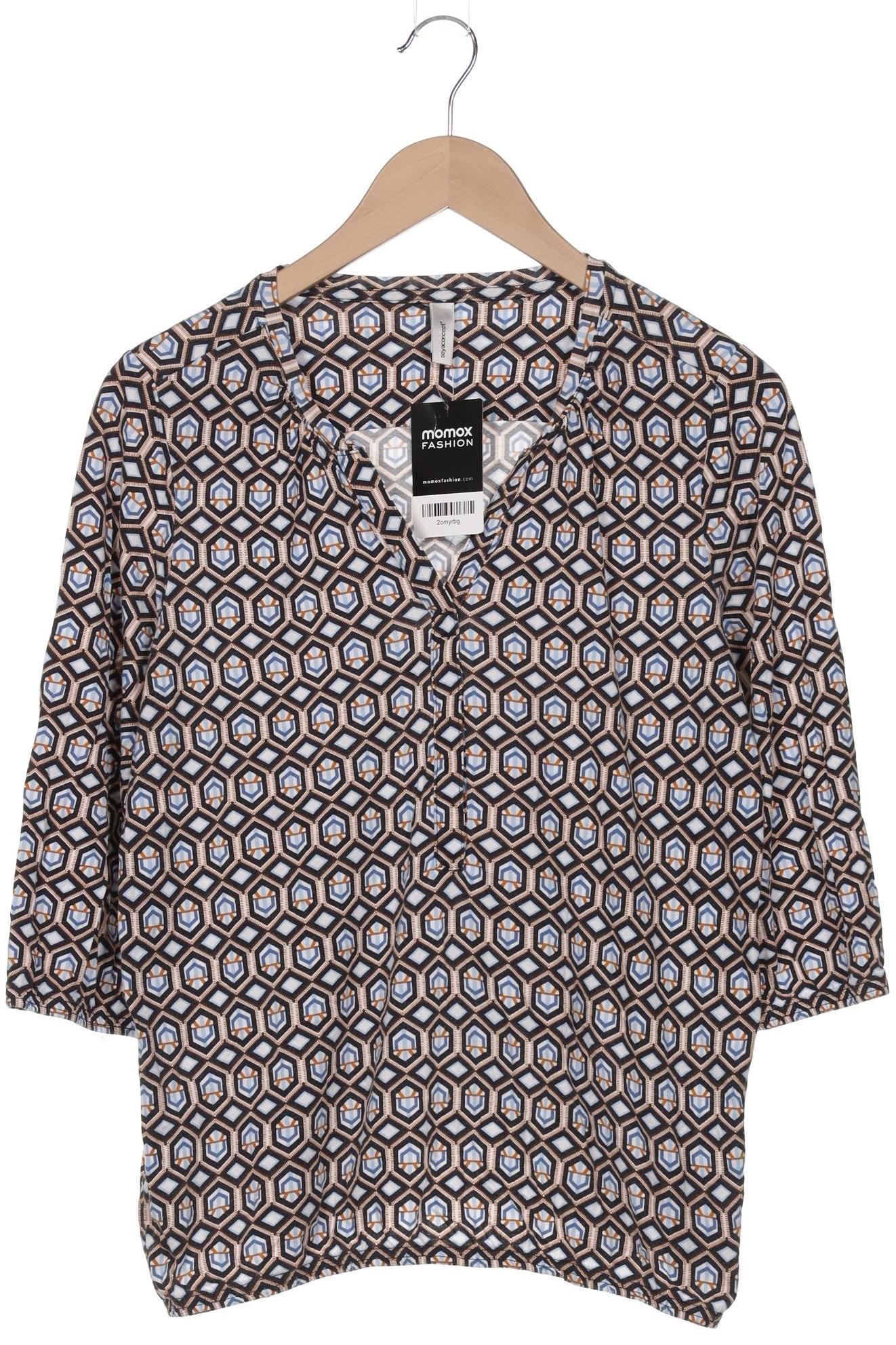 

soyaconcept Damen Langarmshirt, blau, Gr. 42