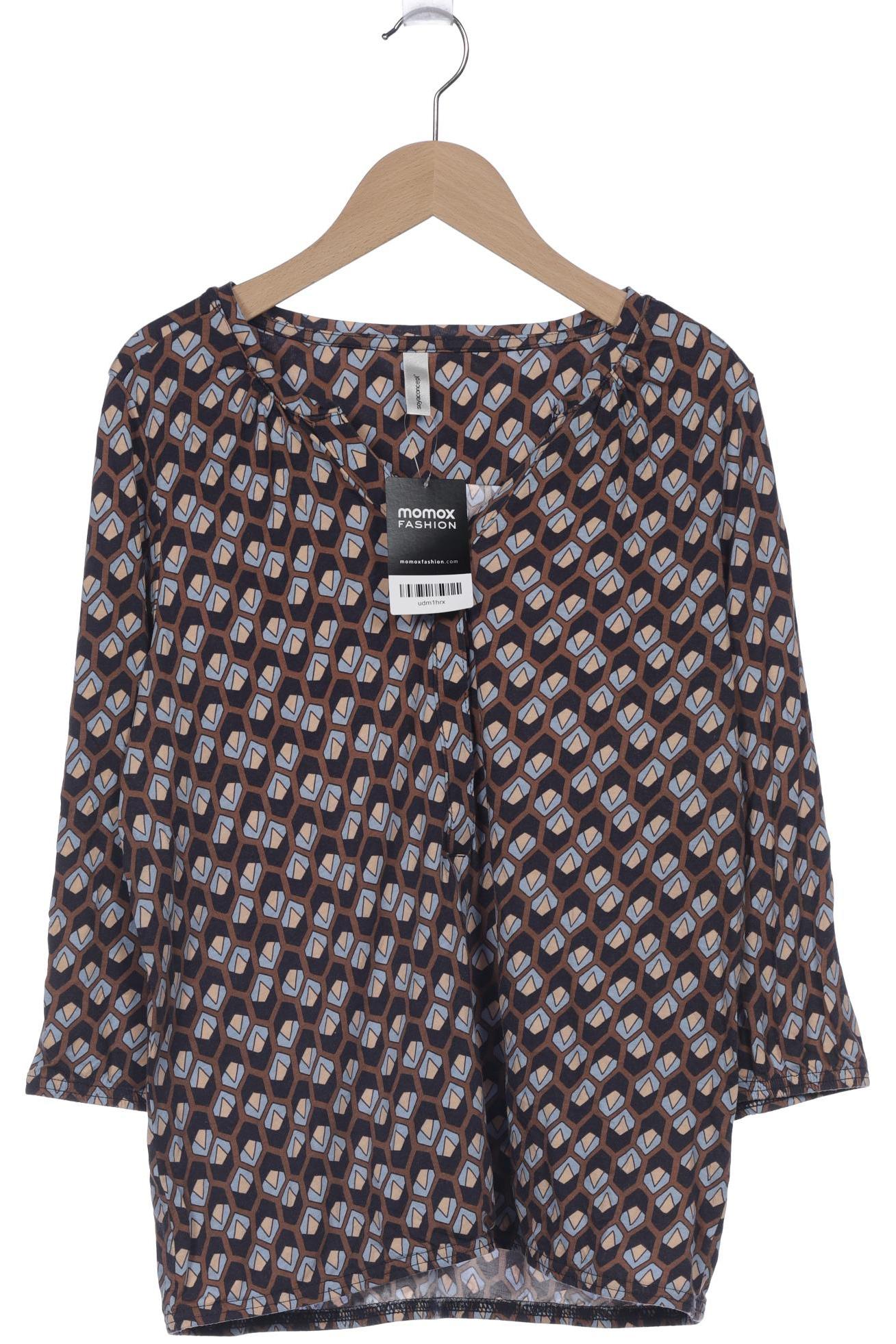 

soyaconcept Damen Langarmshirt, braun, Gr. 38