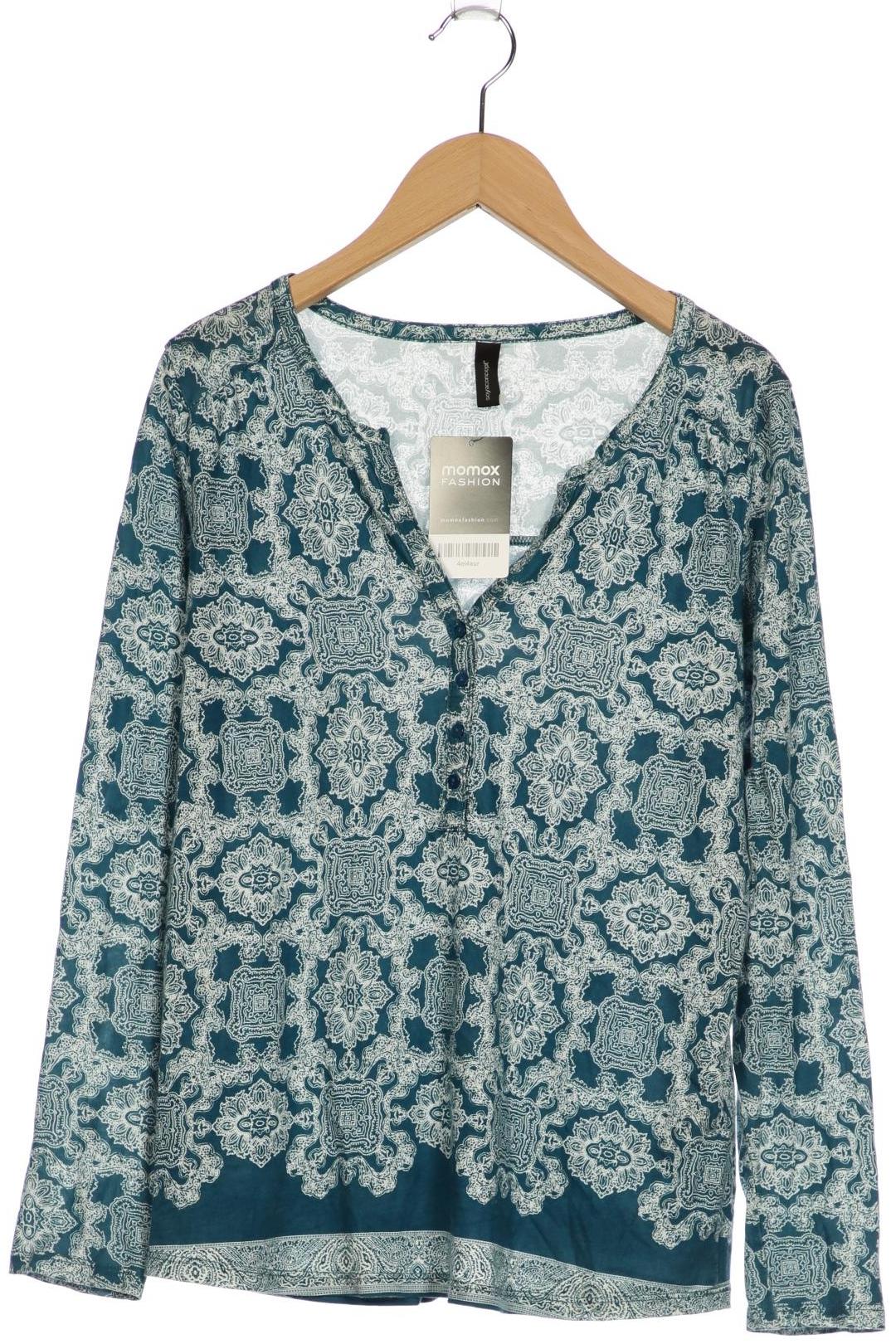 

soyaconcept Damen Langarmshirt, türkis, Gr. 36