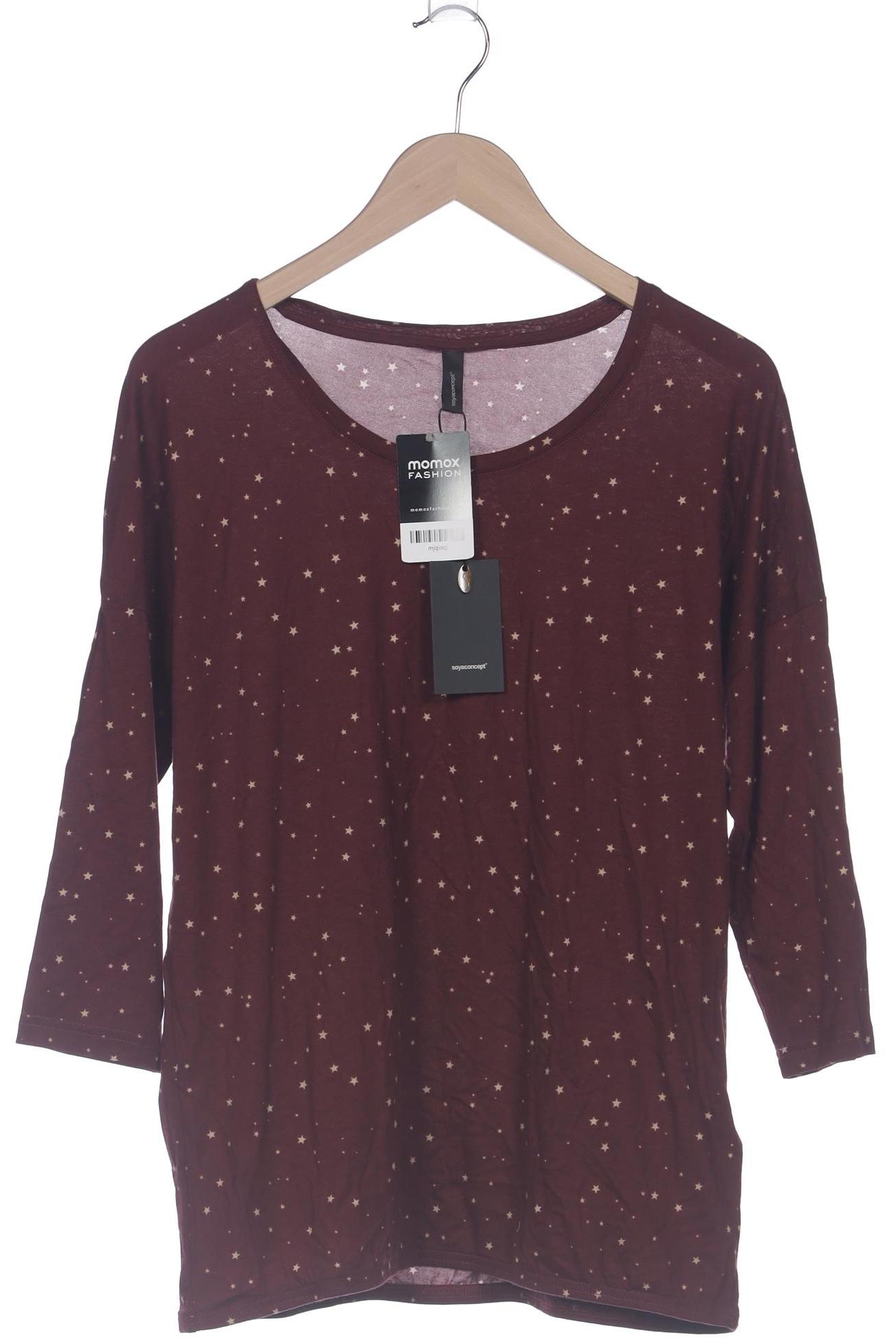 

soyaconcept Damen Langarmshirt, bordeaux, Gr. 42