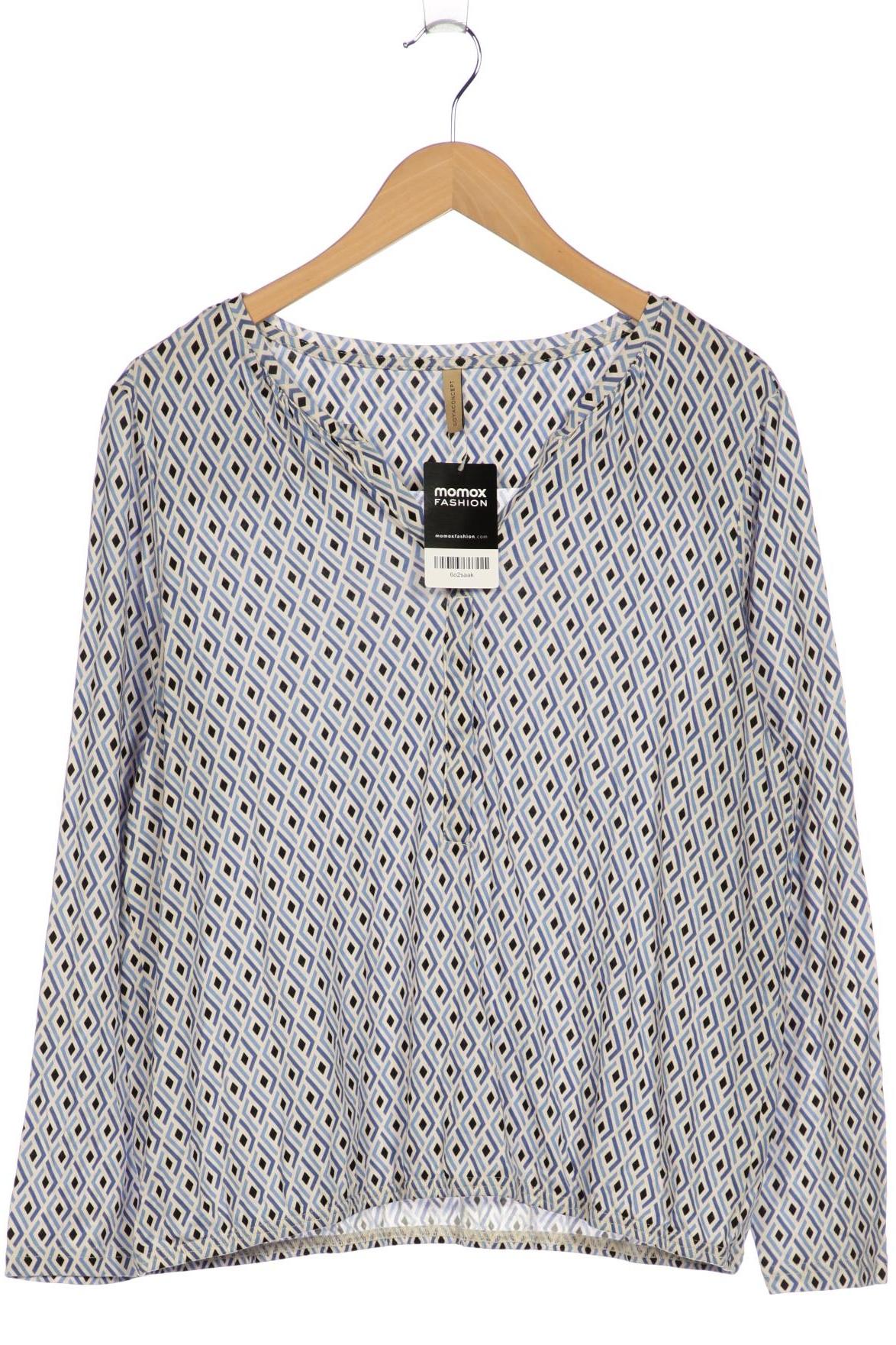 

soyaconcept Damen Langarmshirt, blau, Gr. 44