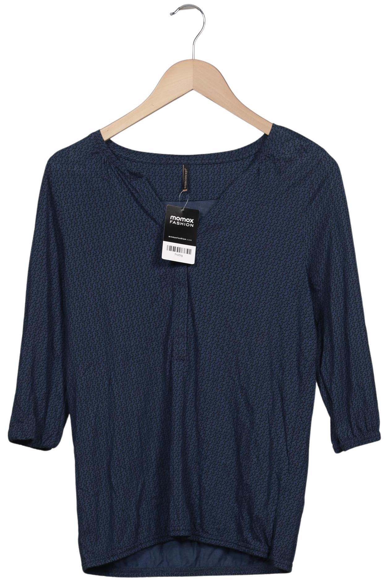 

soyaconcept Damen Langarmshirt, marineblau, Gr. 36