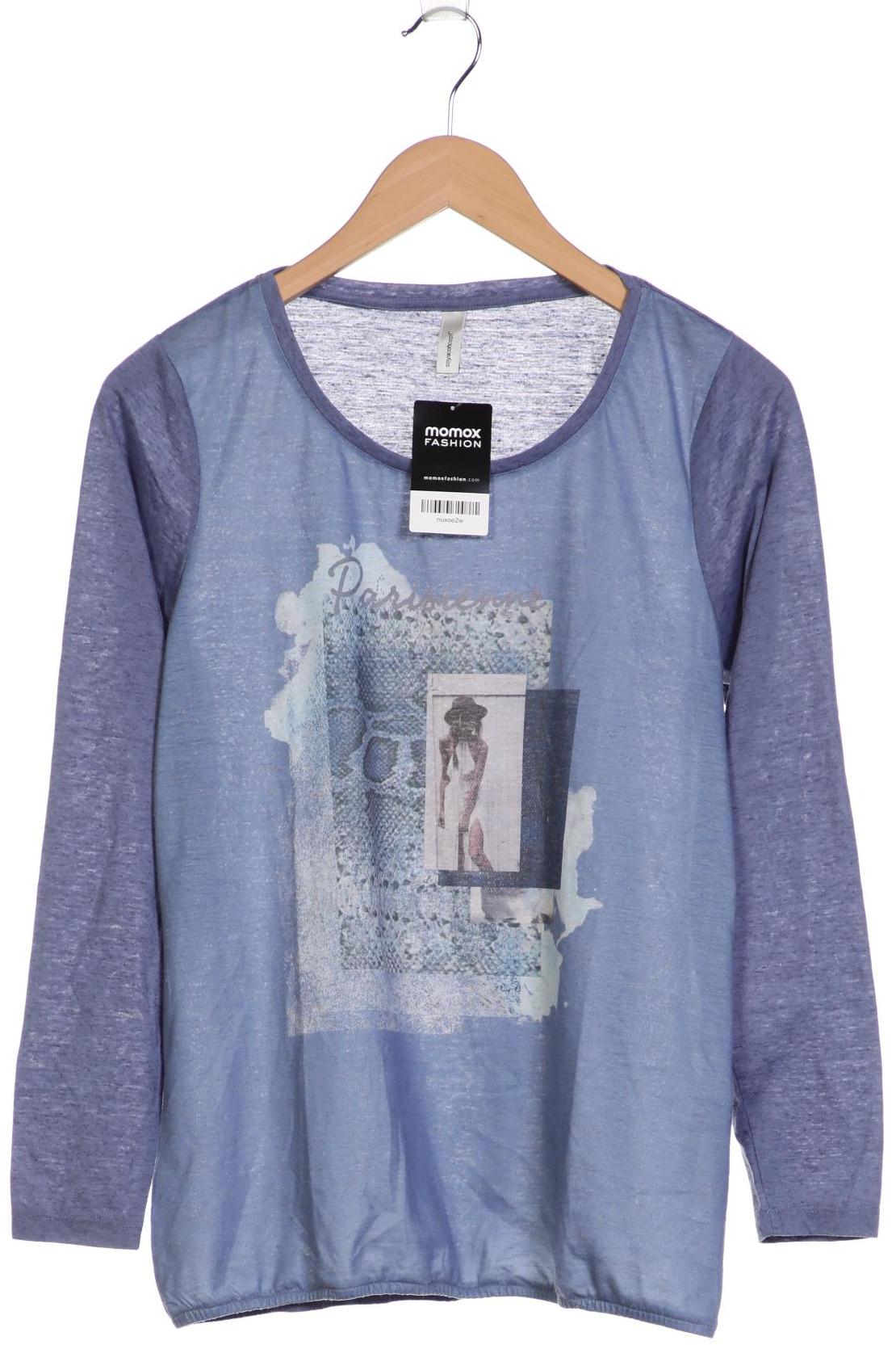 

soyaconcept Damen Langarmshirt, blau, Gr. 38