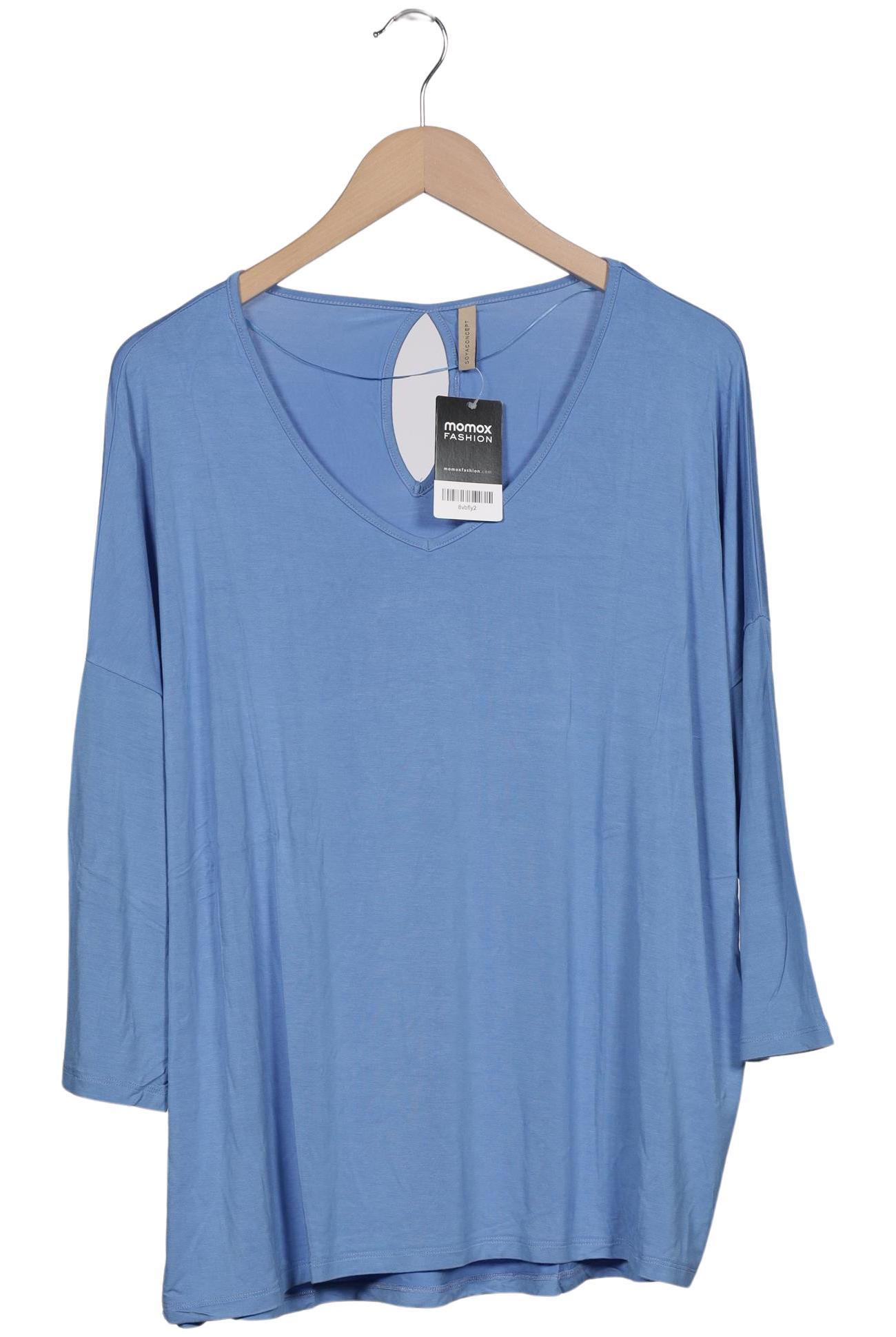 

soyaconcept Damen Langarmshirt, hellblau, Gr. 44