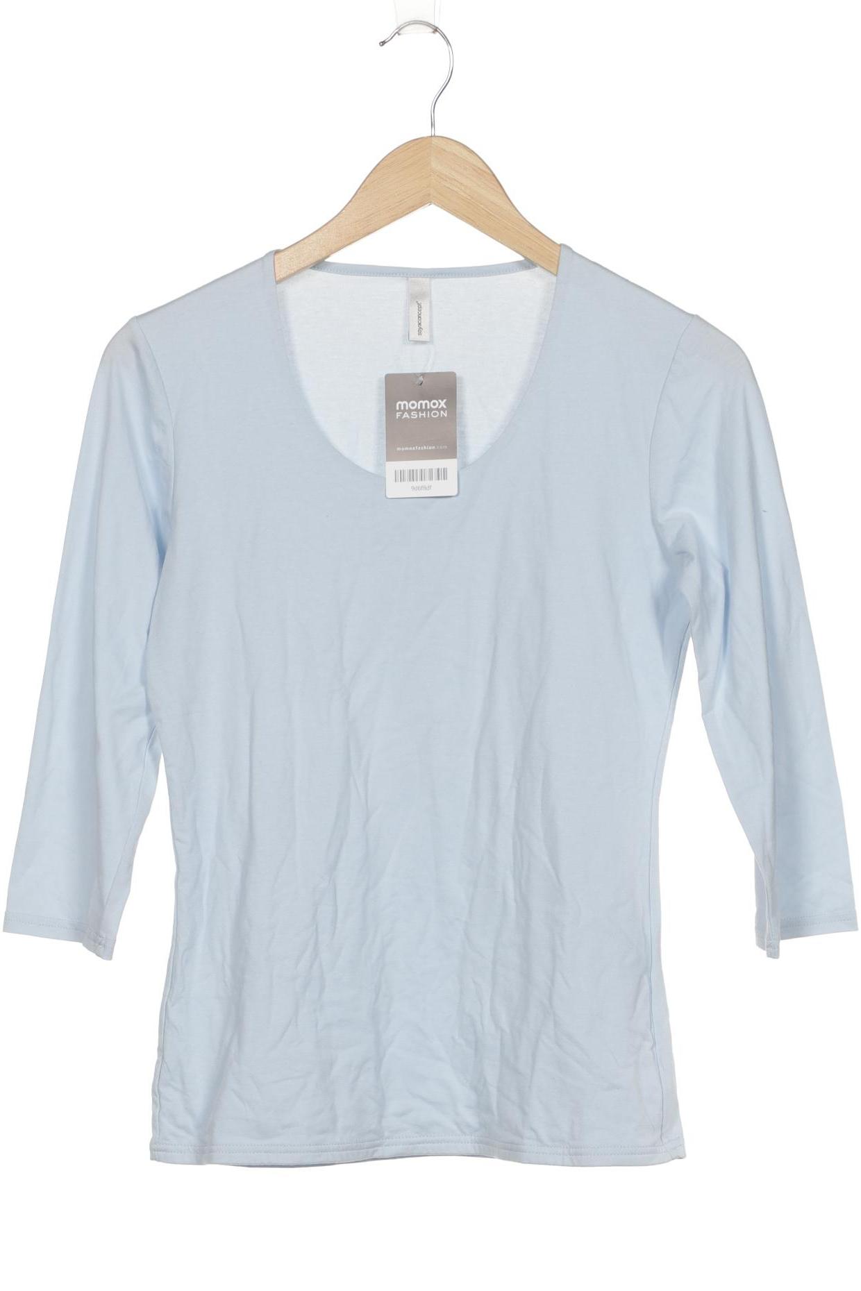 

soyaconcept Damen Langarmshirt, blau, Gr. 38