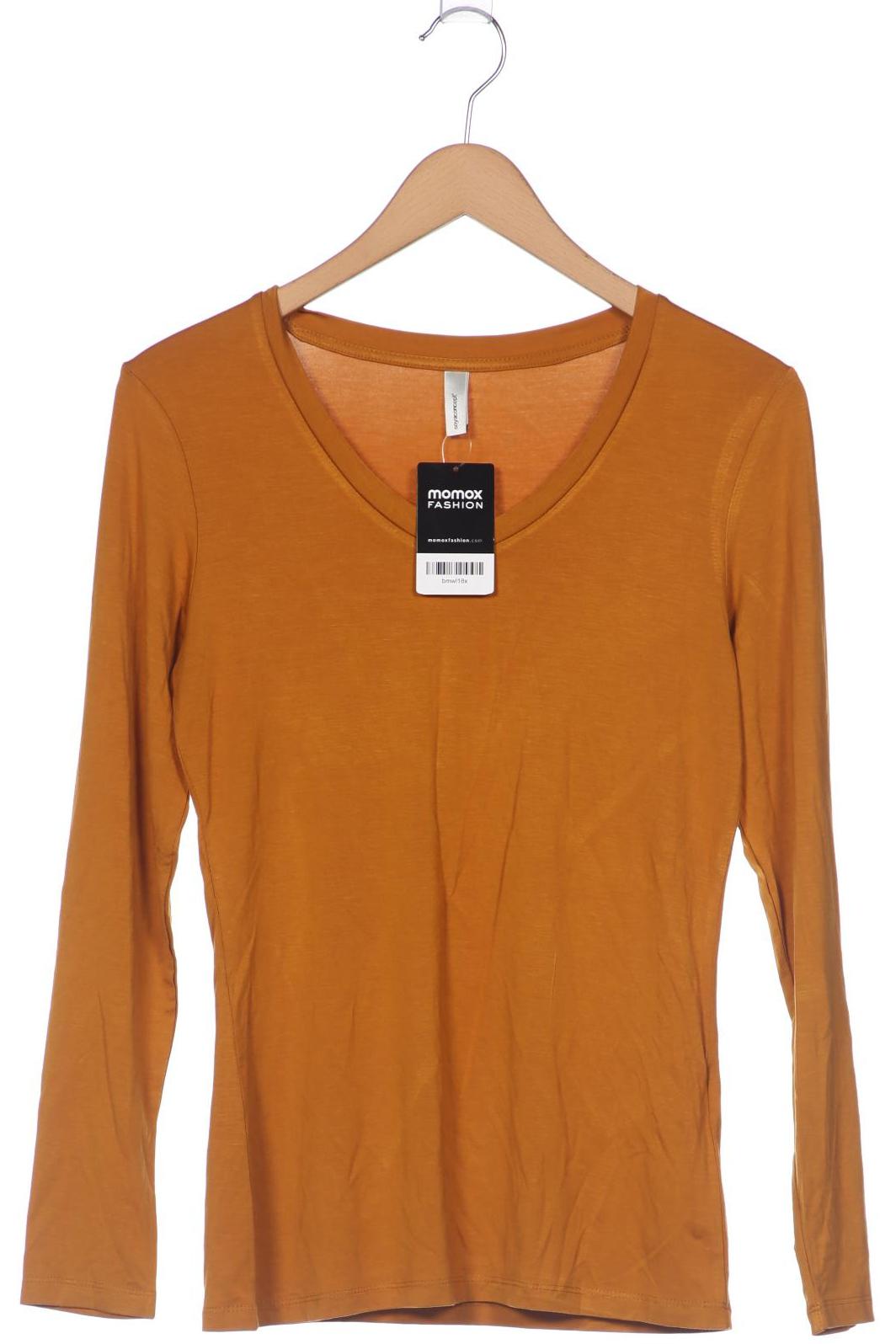 

soyaconcept Damen Langarmshirt, orange, Gr. 36