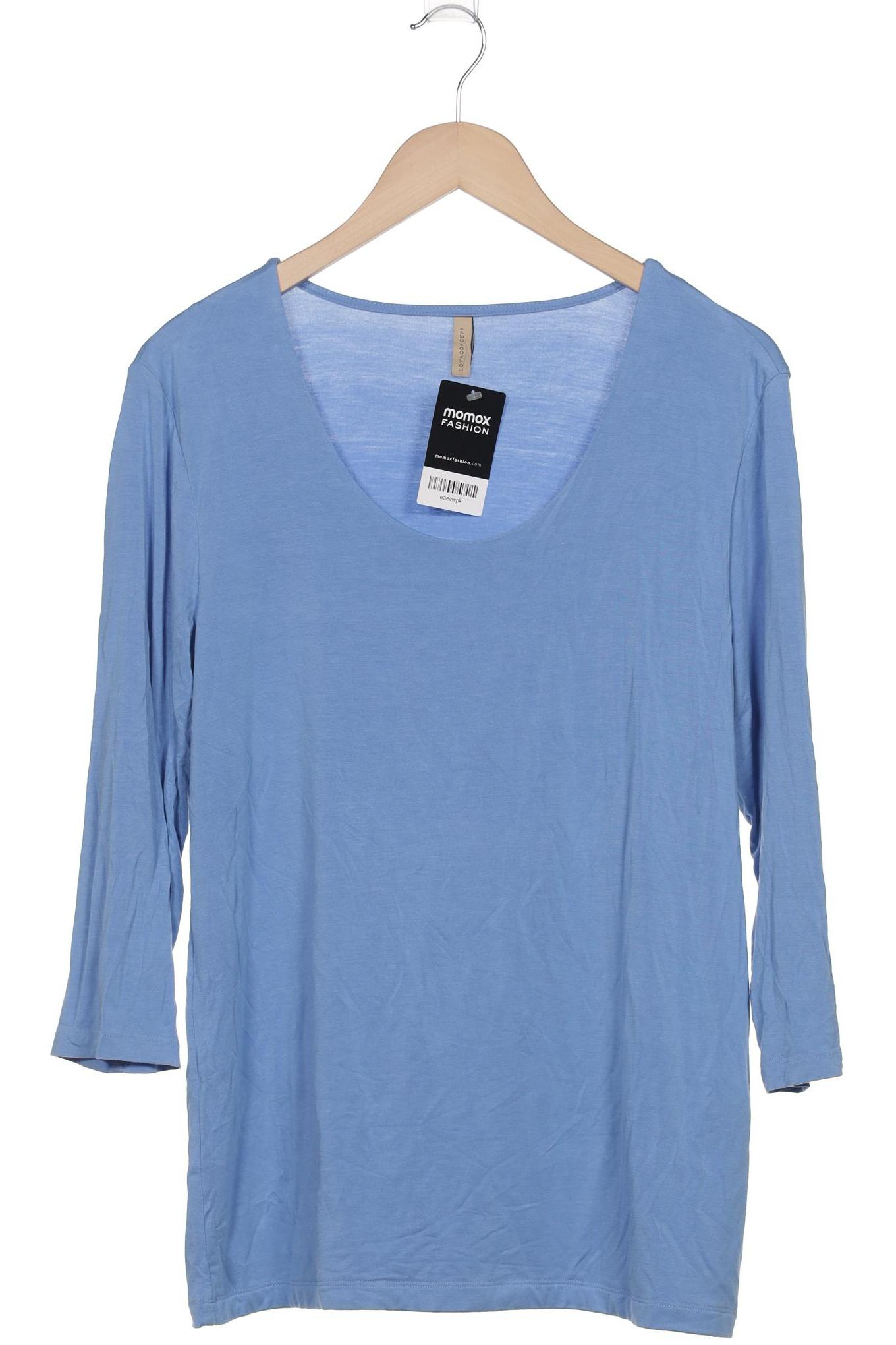 

soyaconcept Damen Langarmshirt, blau, Gr. 44