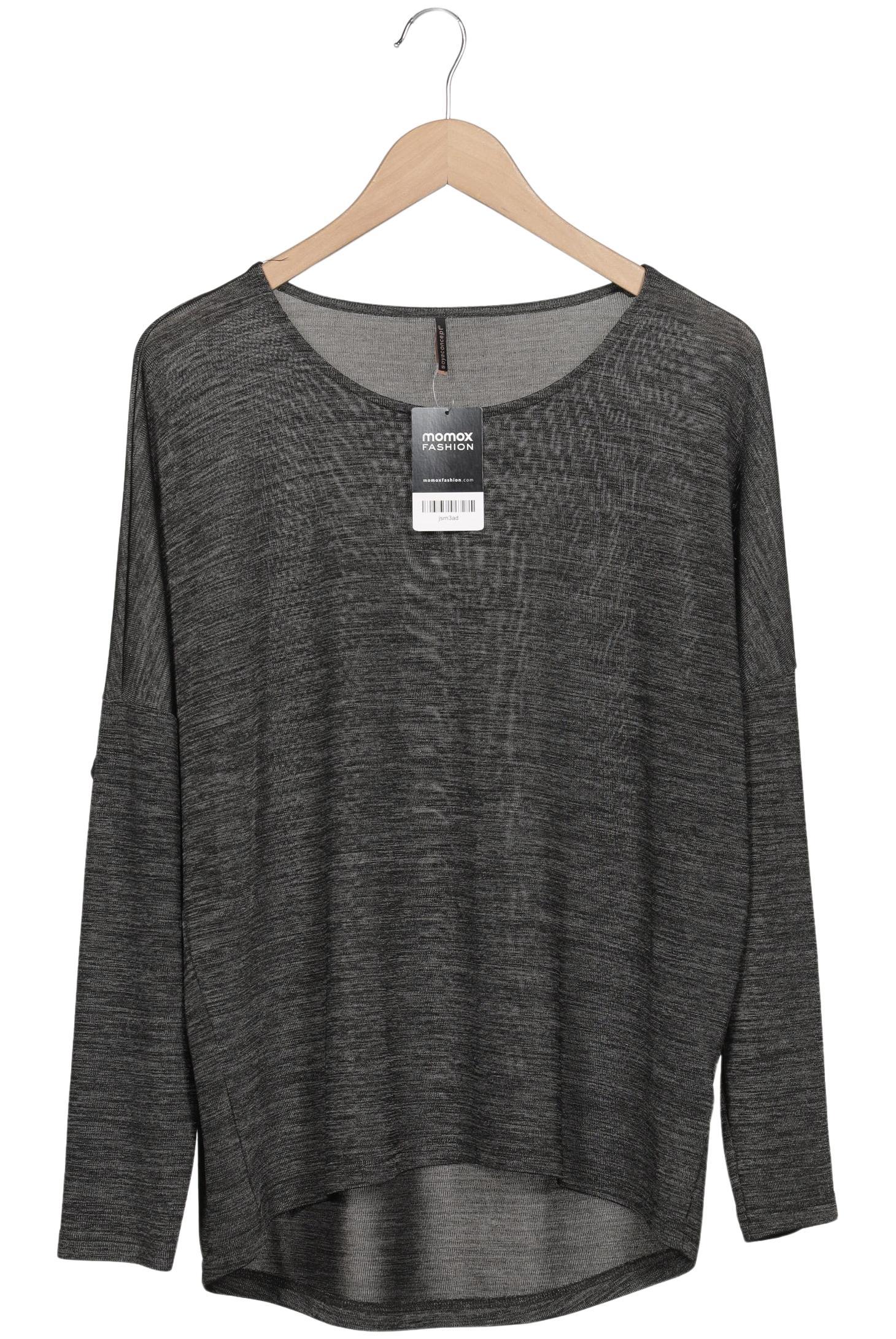 

soyaconcept Damen Langarmshirt, grau, Gr. 42
