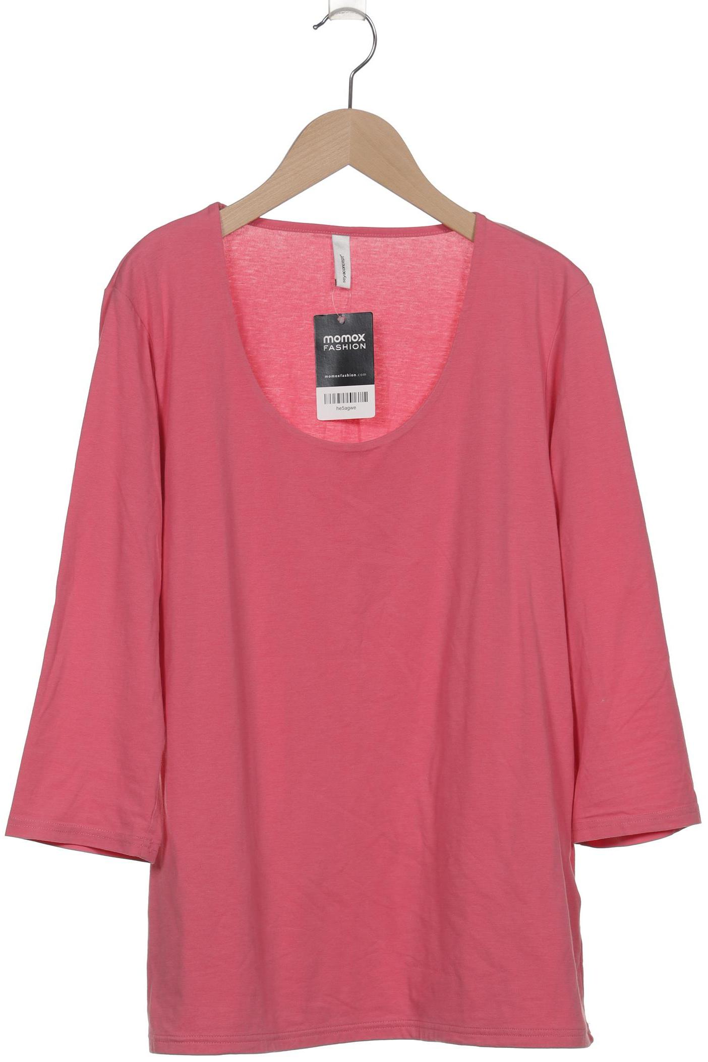 

soyaconcept Damen Langarmshirt, pink, Gr. 46