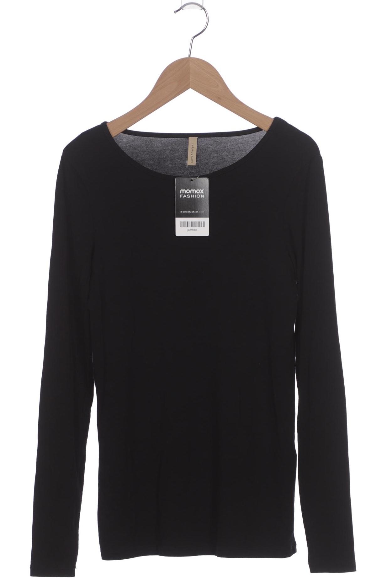 

soyaconcept Damen Langarmshirt, schwarz, Gr. 34