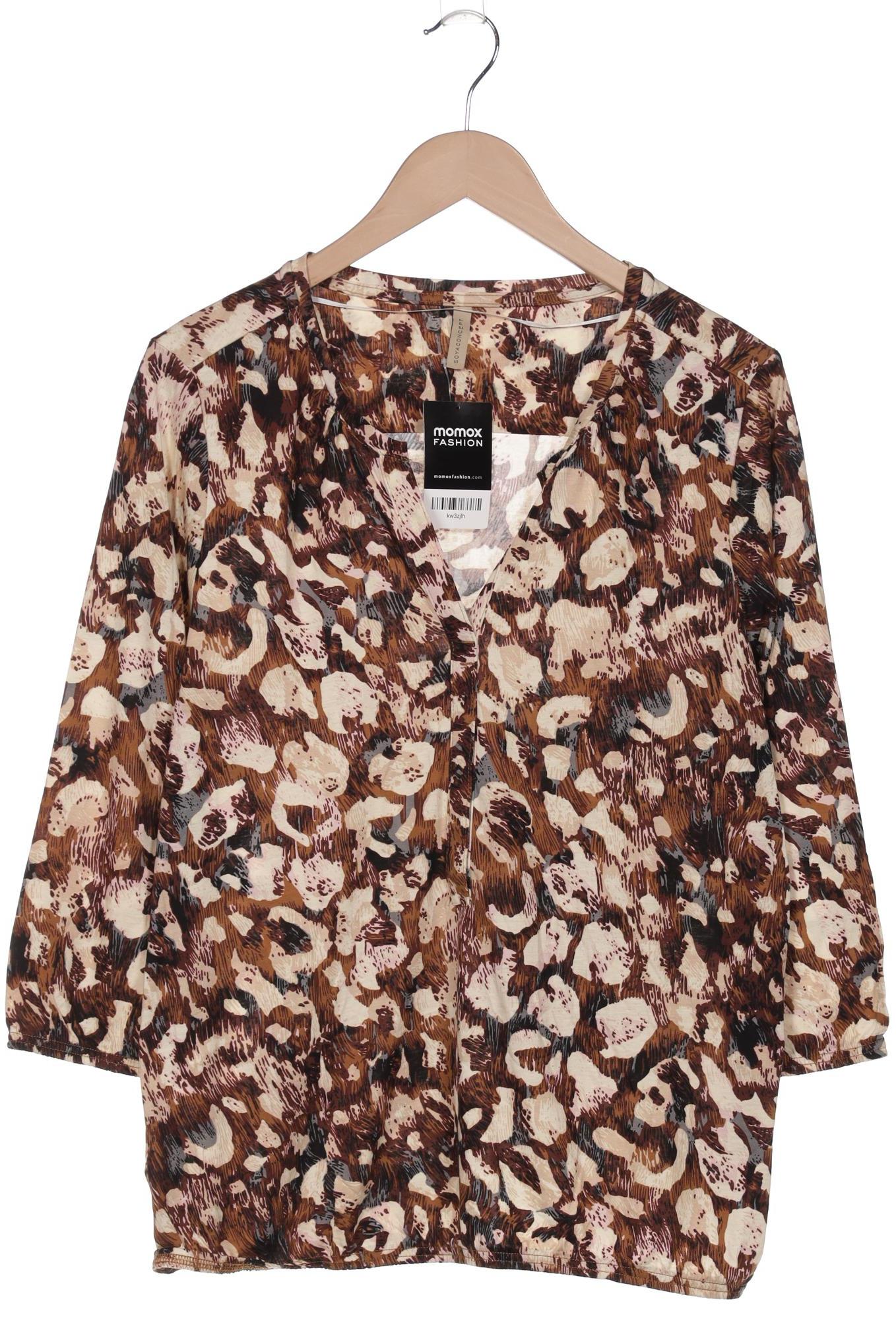 

soyaconcept Damen Langarmshirt, braun, Gr. 44