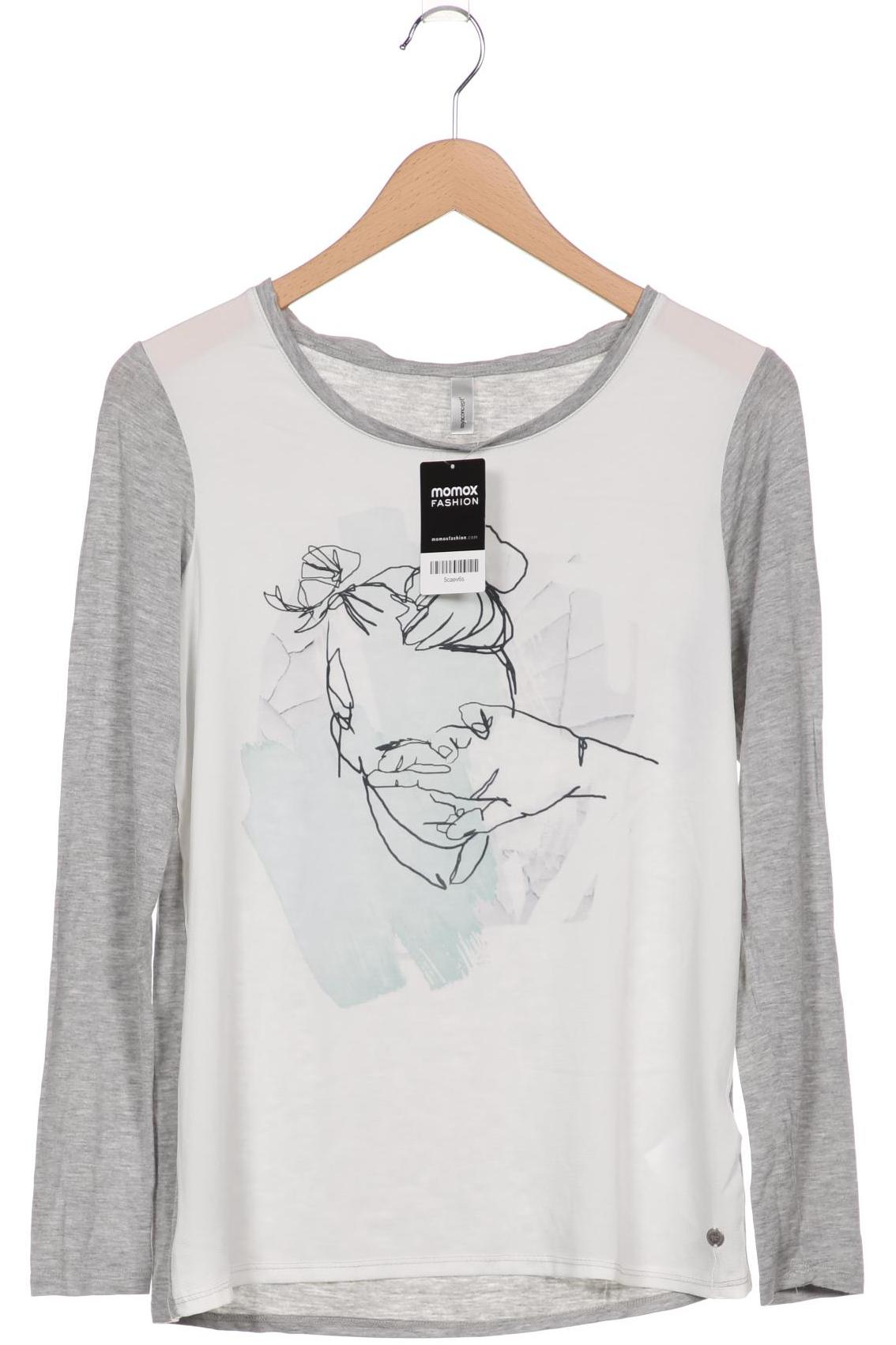 

soyaconcept Damen Langarmshirt, grau, Gr. 36