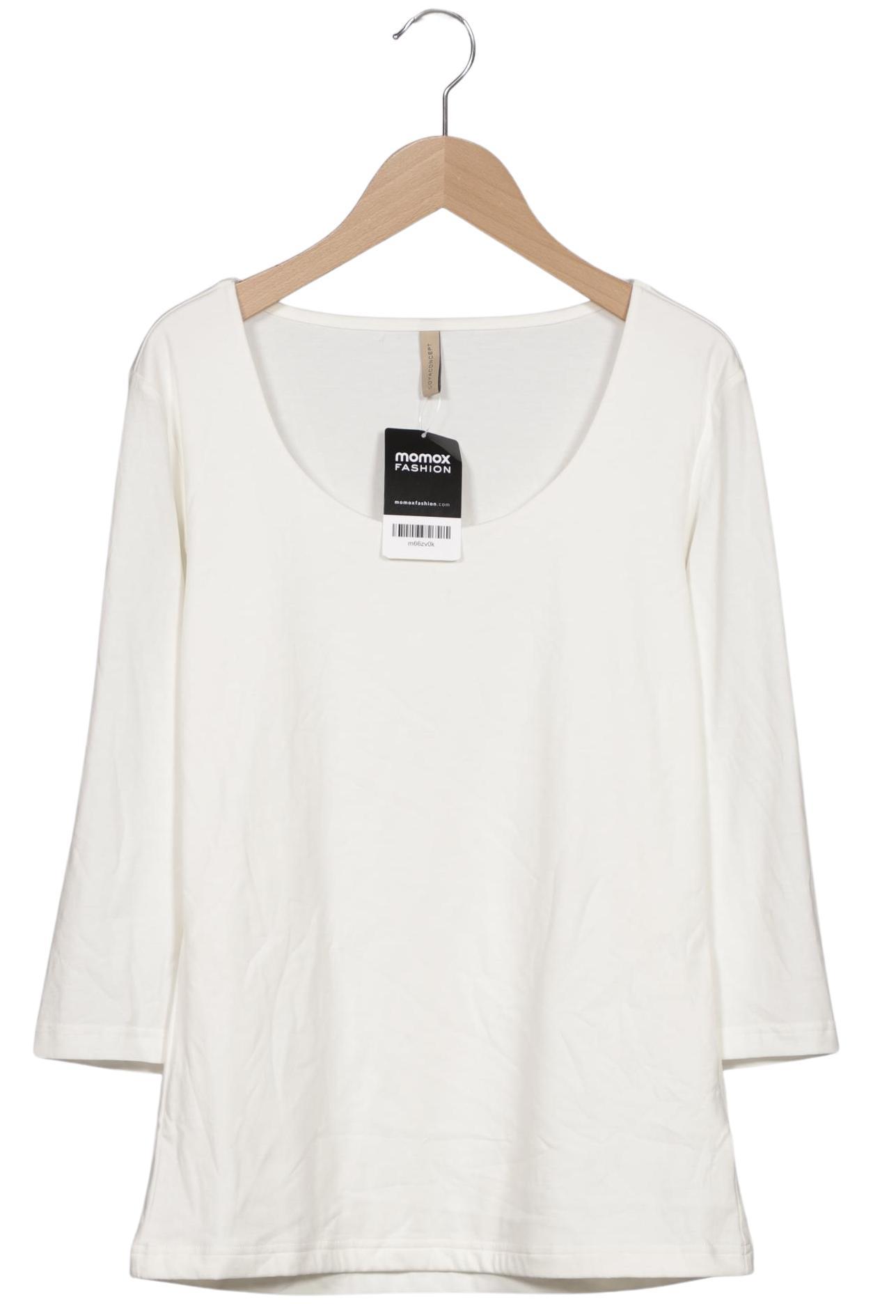 

soyaconcept Damen Langarmshirt, weiß, Gr. 38