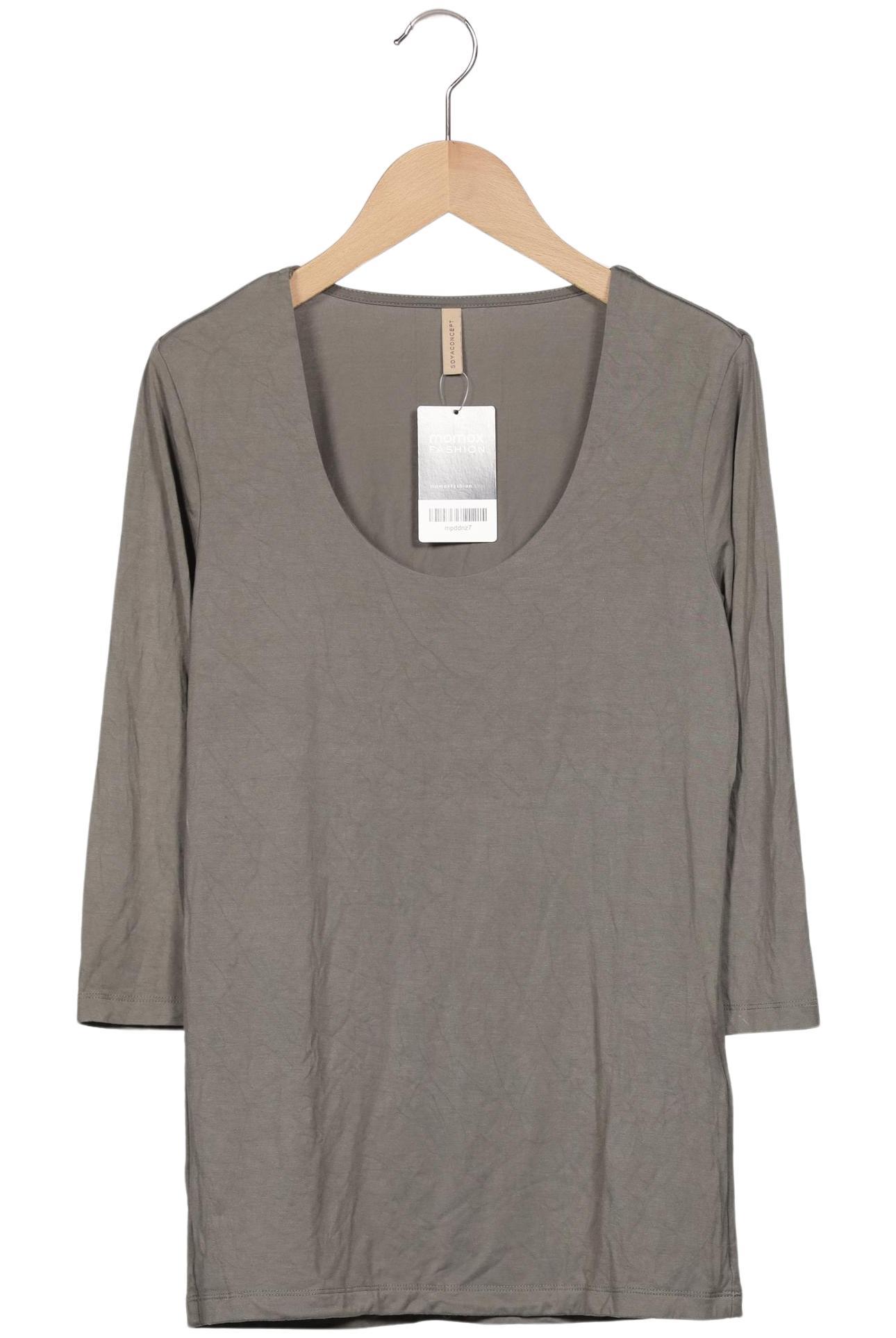 

soyaconcept Damen Langarmshirt, grau, Gr. 36