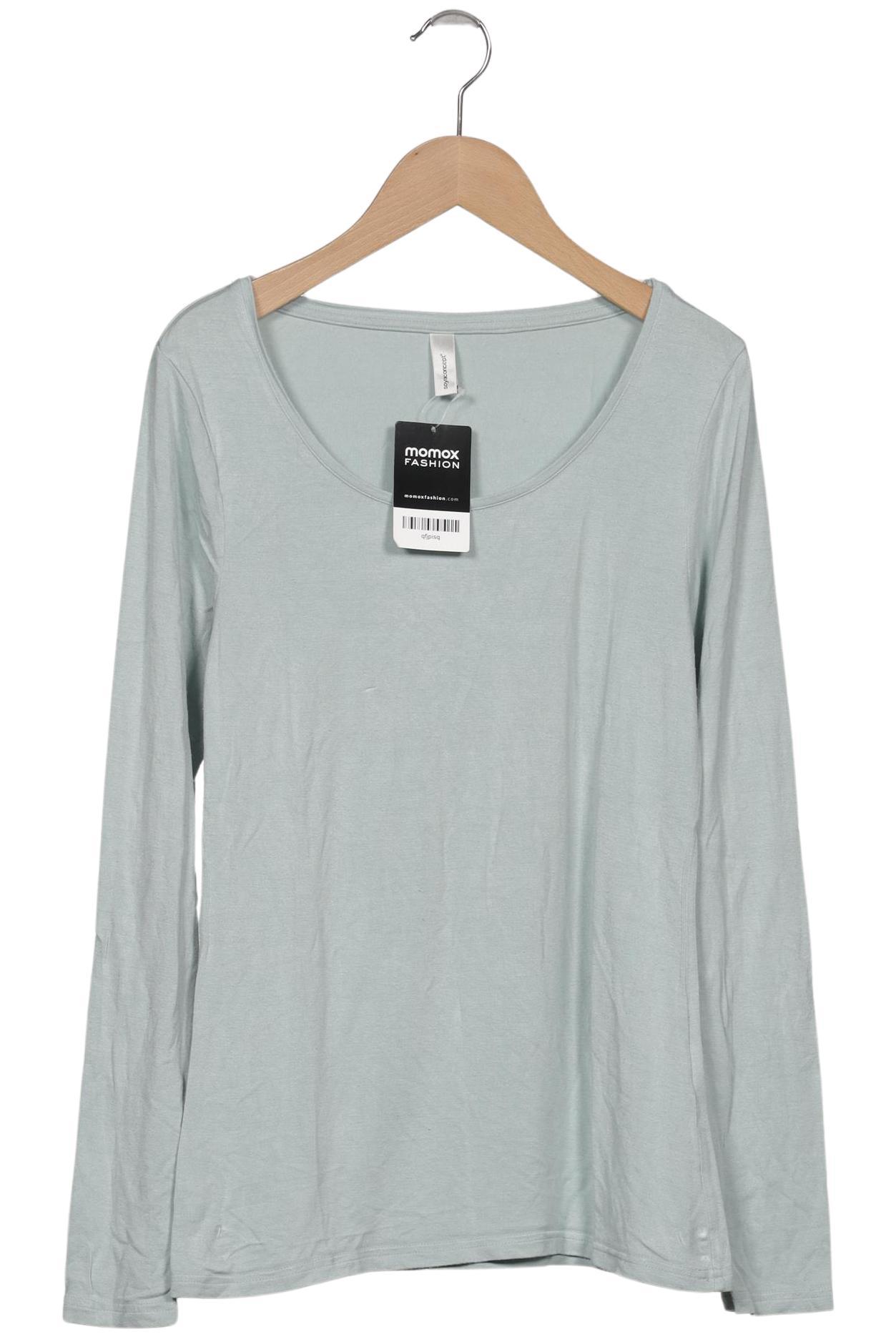 

soyaconcept Damen Langarmshirt, hellblau, Gr. 38