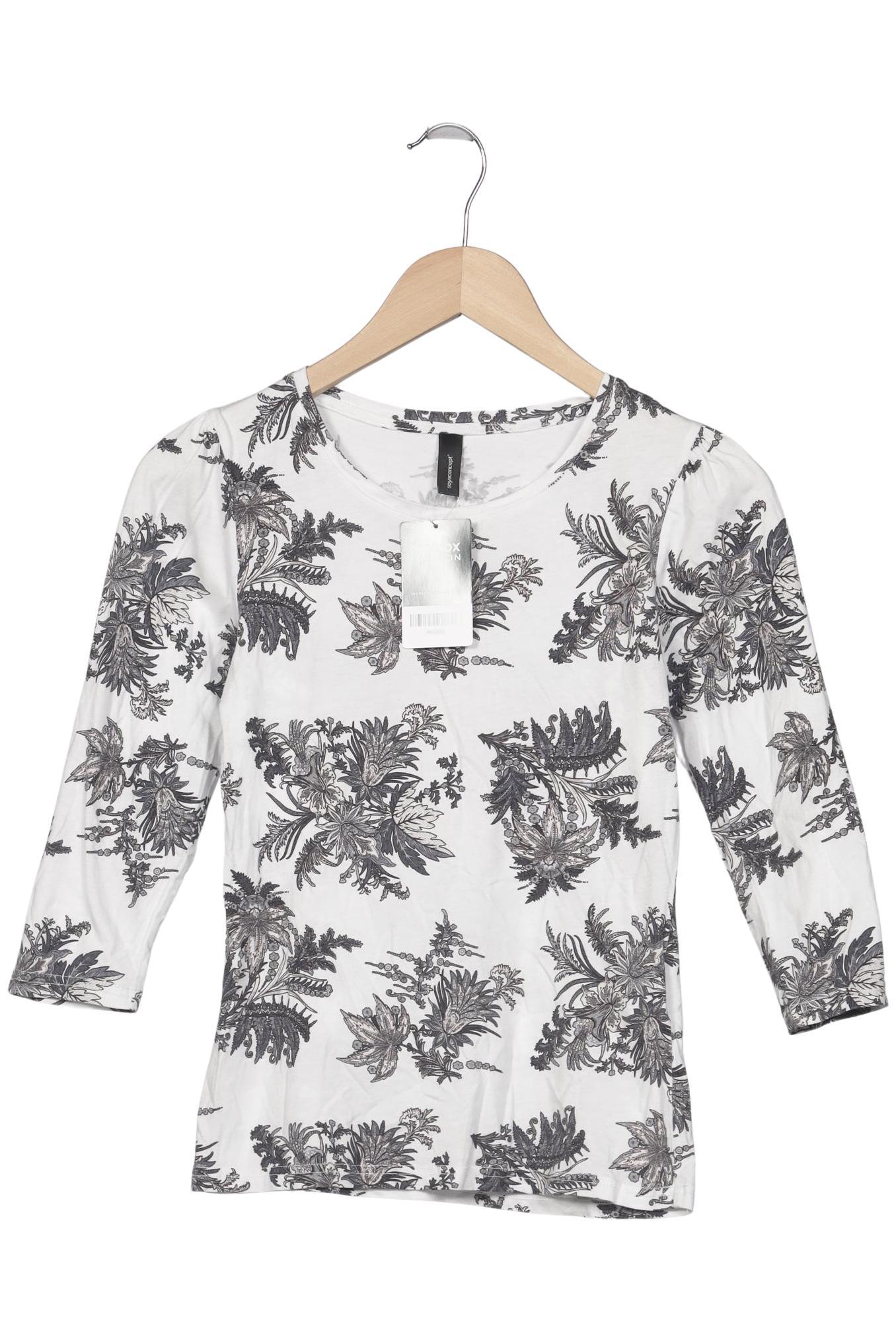 

soyaconcept Damen Langarmshirt, weiß, Gr. 34