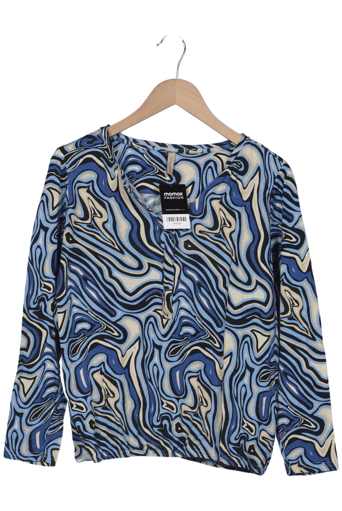 

soyaconcept Damen Langarmshirt, blau, Gr. 38