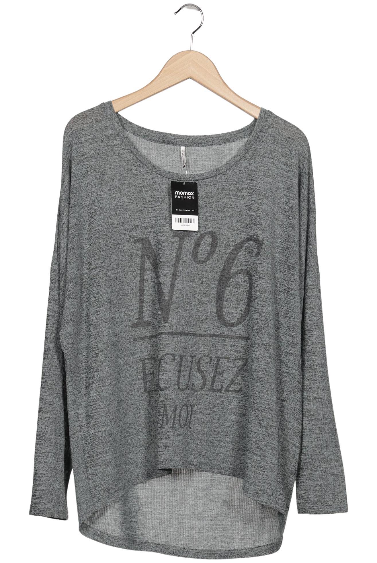 

soyaconcept Damen Langarmshirt, grau, Gr. 44