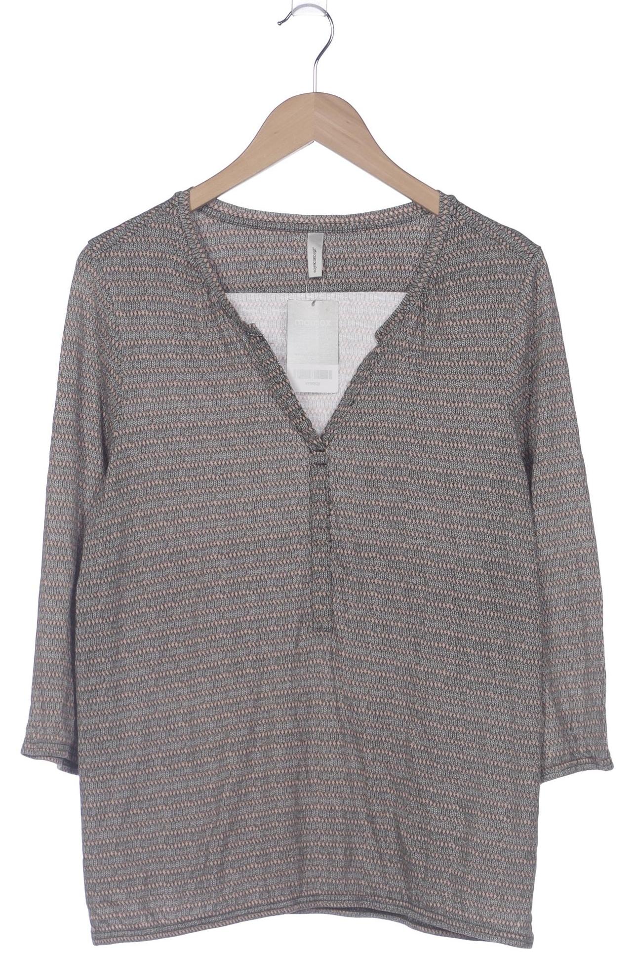 

soyaconcept Damen Langarmshirt, beige, Gr. 42