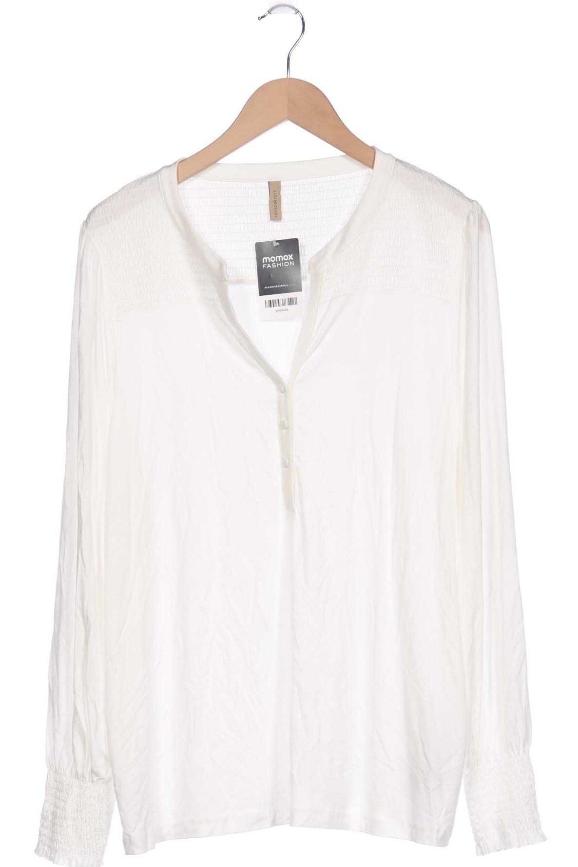 

soyaconcept Damen Langarmshirt, weiß, Gr. 46