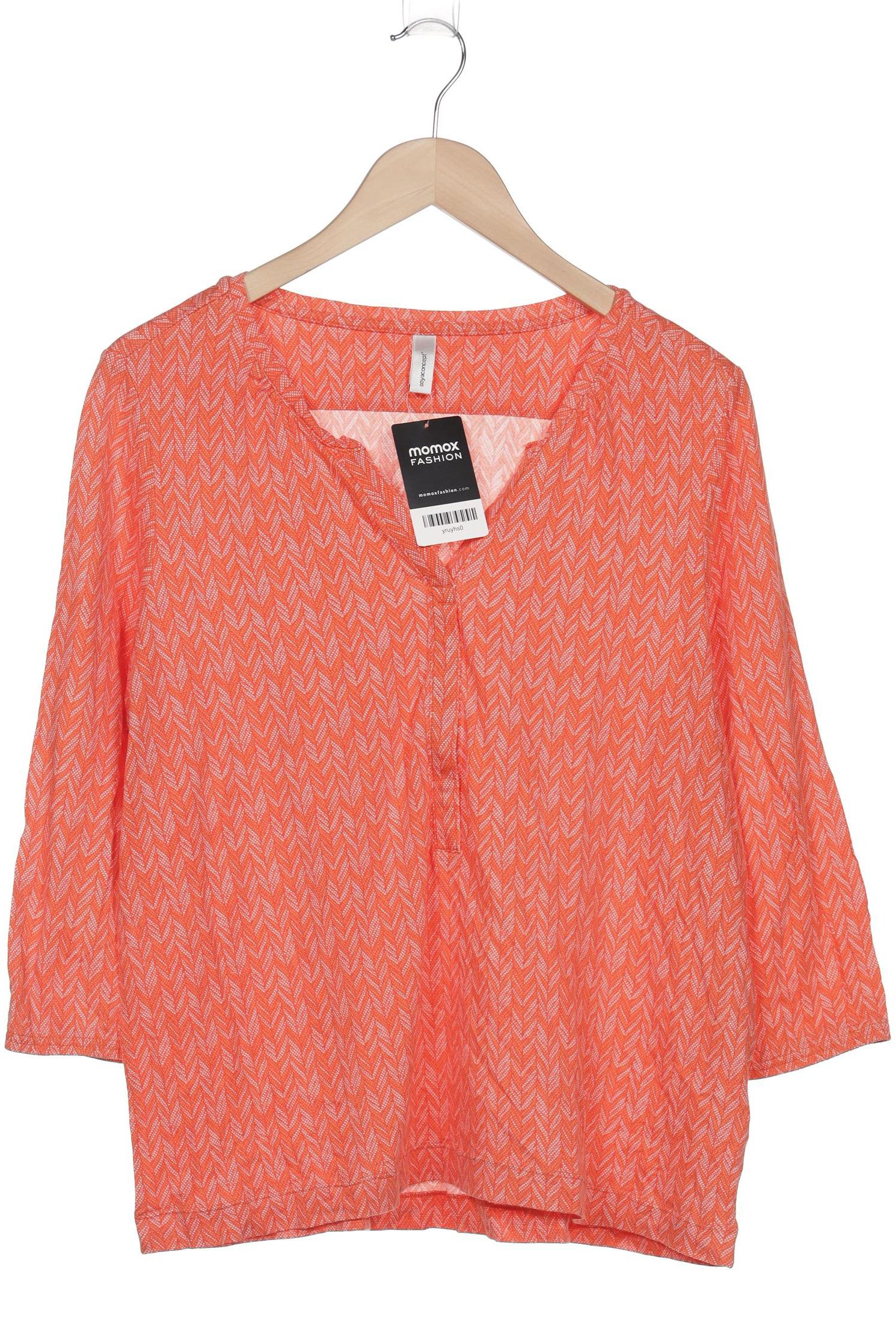 

soyaconcept Damen Langarmshirt, orange, Gr. 44