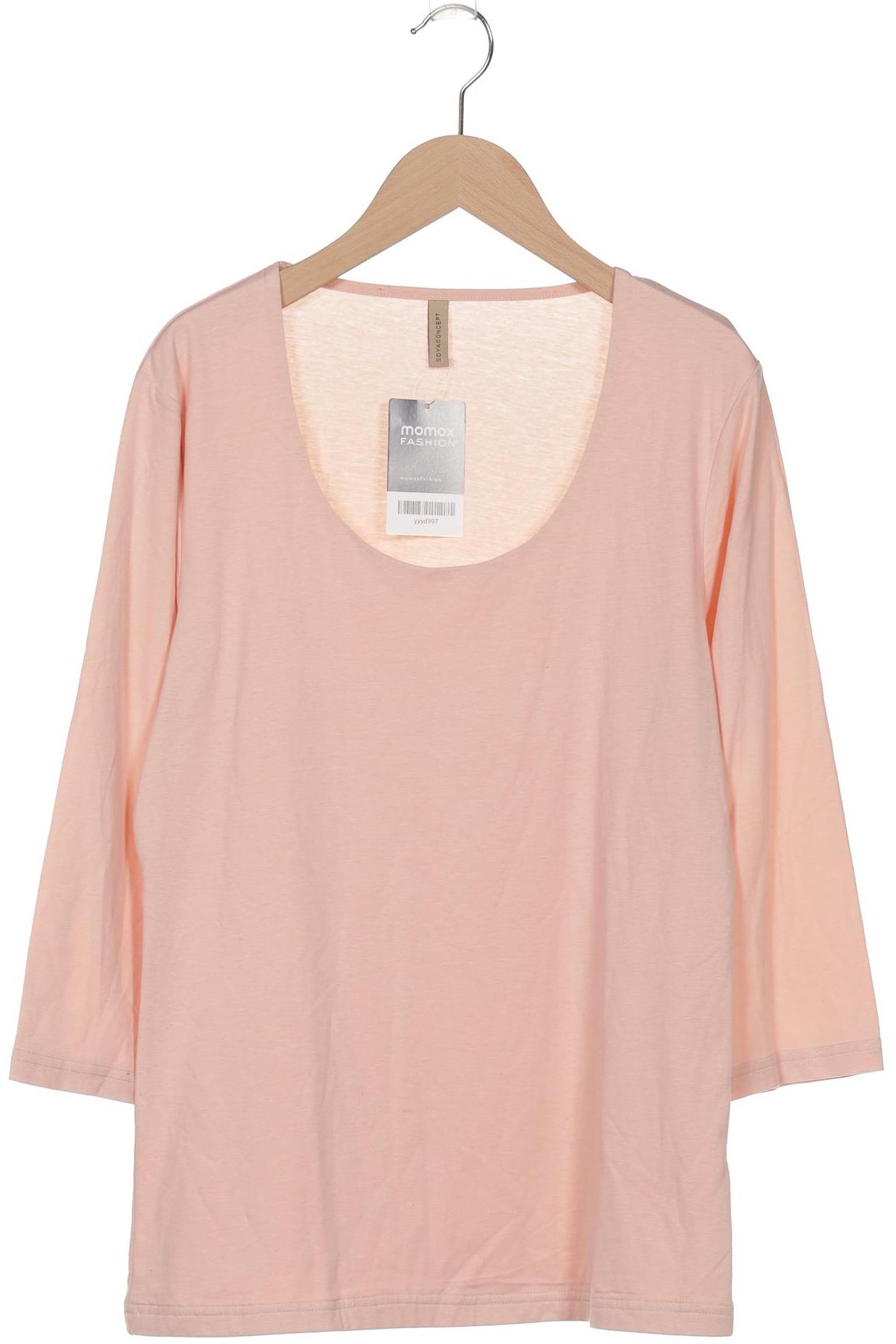 

soyaconcept Damen Langarmshirt, pink, Gr. 42