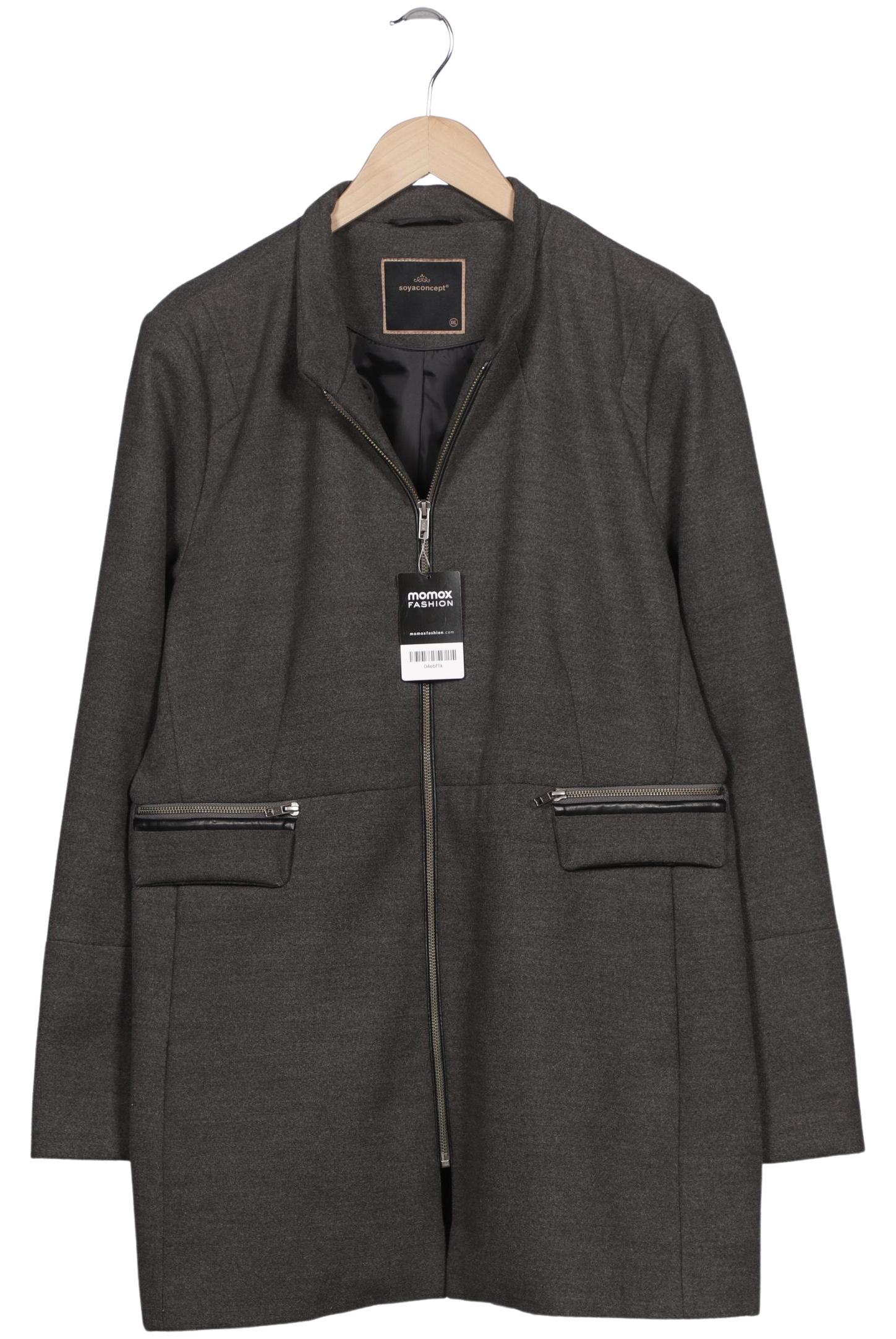 

soyaconcept Damen Mantel, grau, Gr. 46