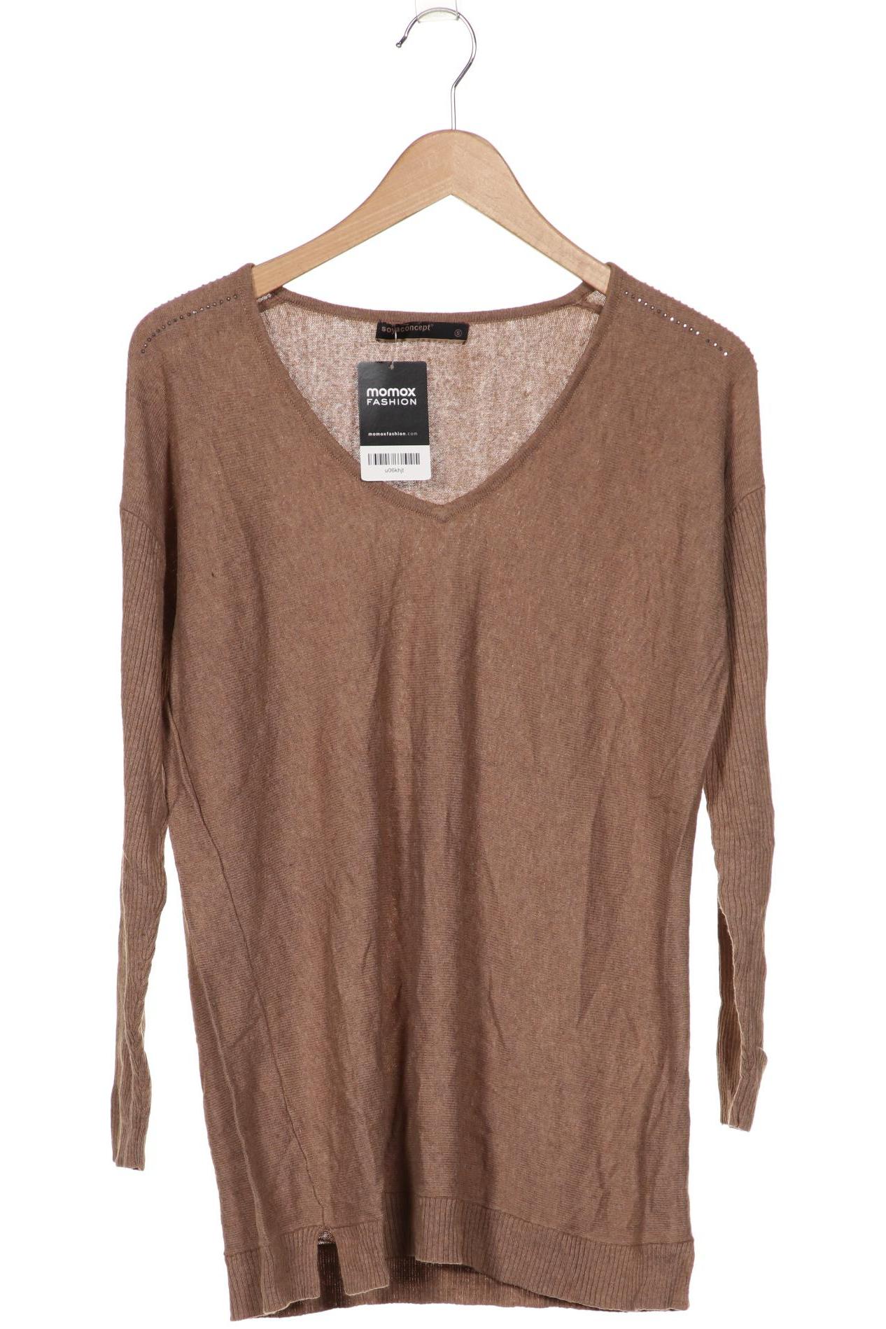 

soyaconcept Damen Pullover, braun, Gr. 36