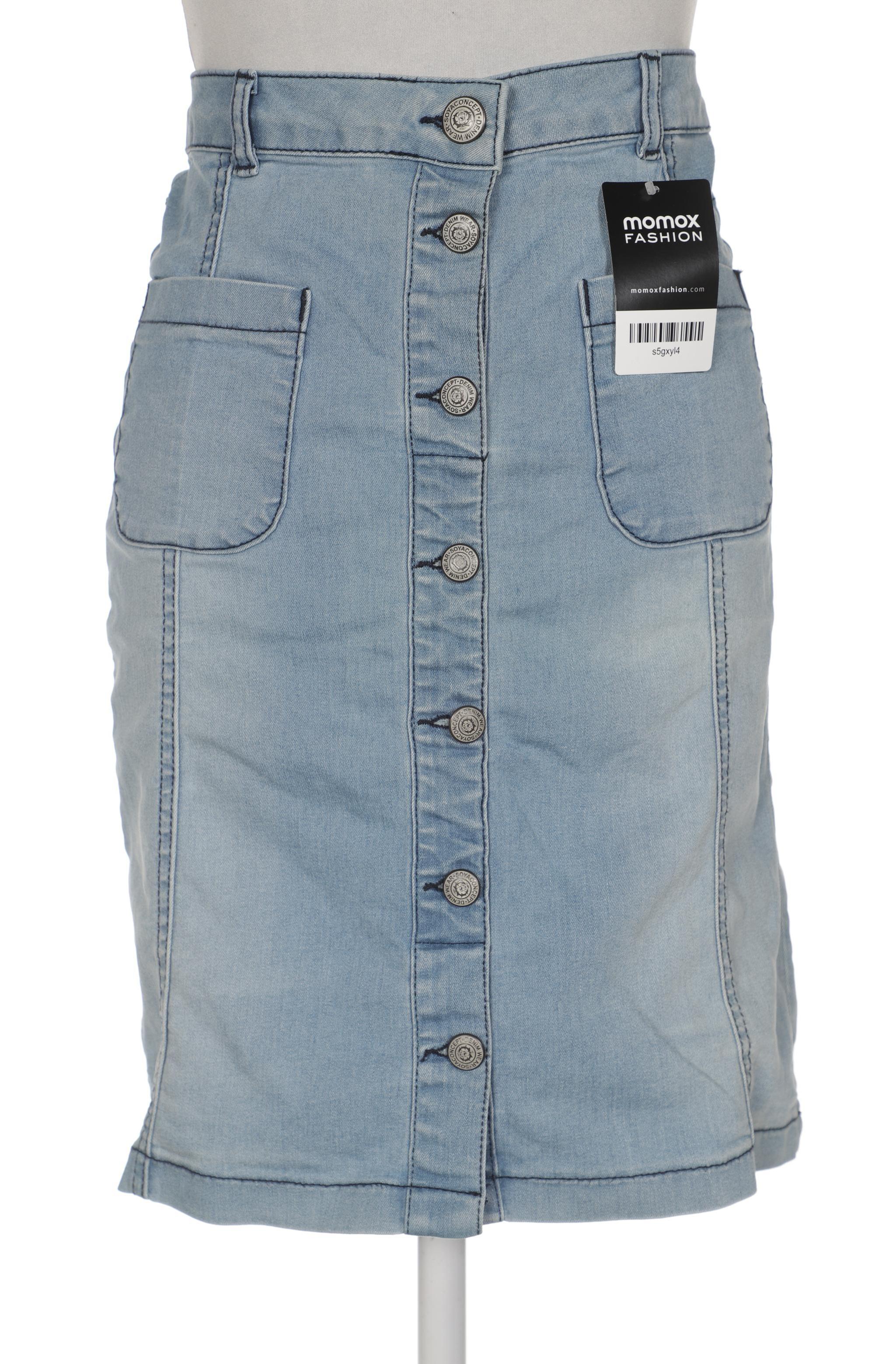 

soyaconcept Damen Rock, hellblau, Gr. 34