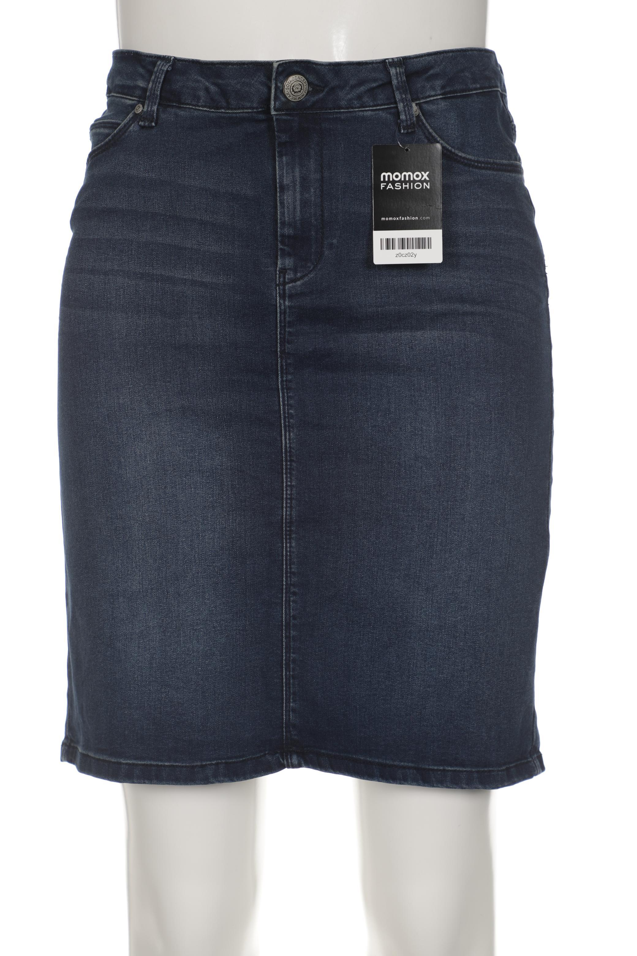

soyaconcept Damen Rock, marineblau, Gr. 44
