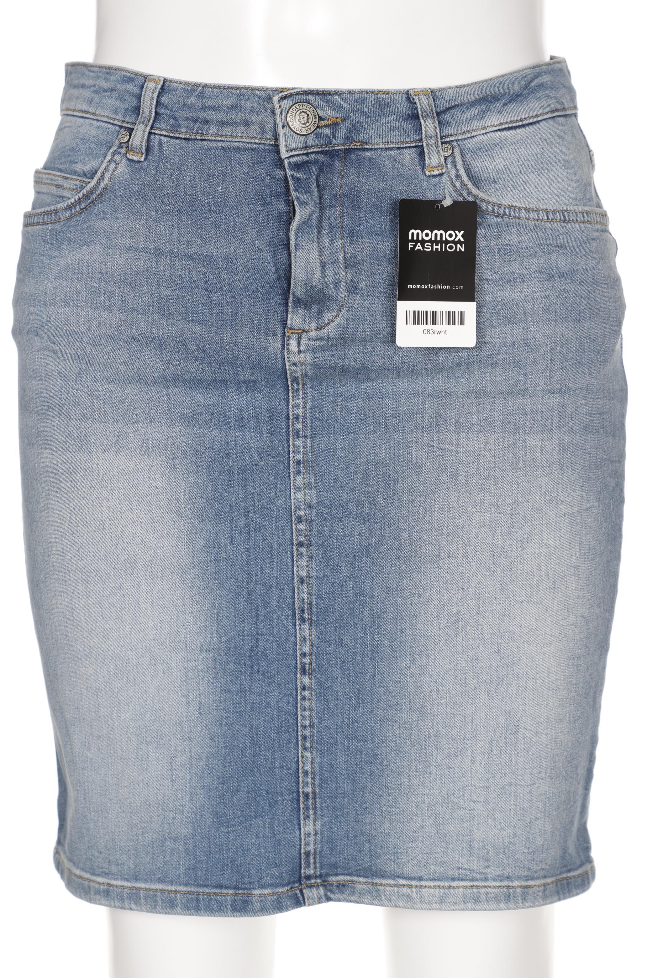 

soyaconcept Damen Rock, blau, Gr. 32