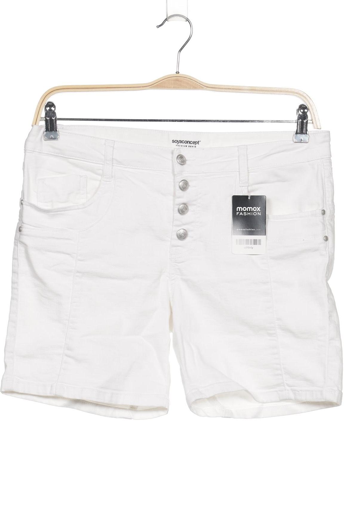 

soyaconcept Damen Shorts, weiß, Gr. 32