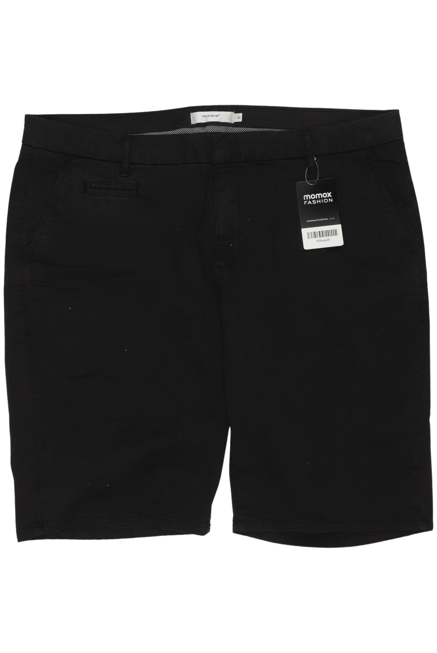 

soyaconcept Damen Shorts, schwarz, Gr. 44
