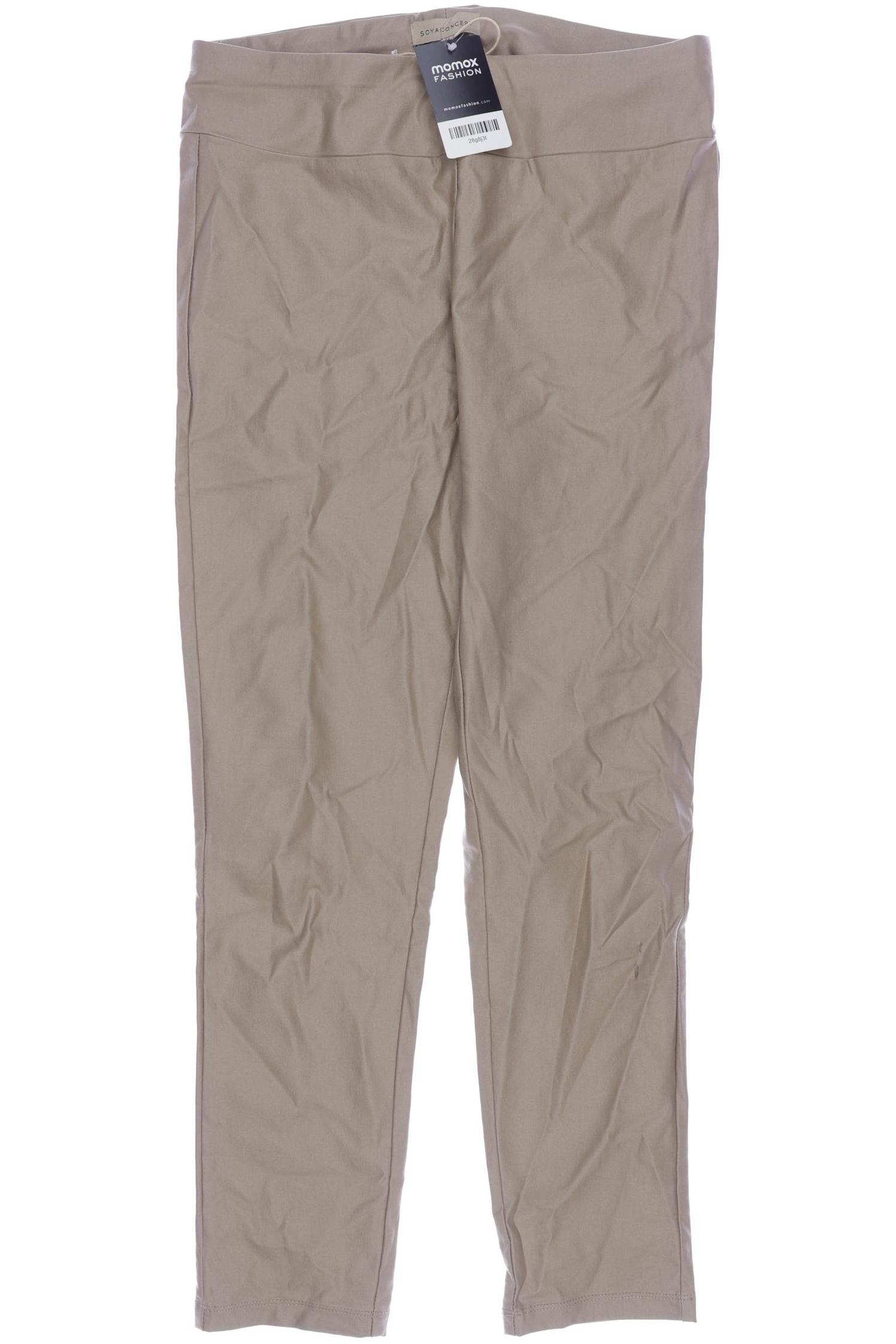 

soyaconcept Damen Stoffhose, beige, Gr. 42