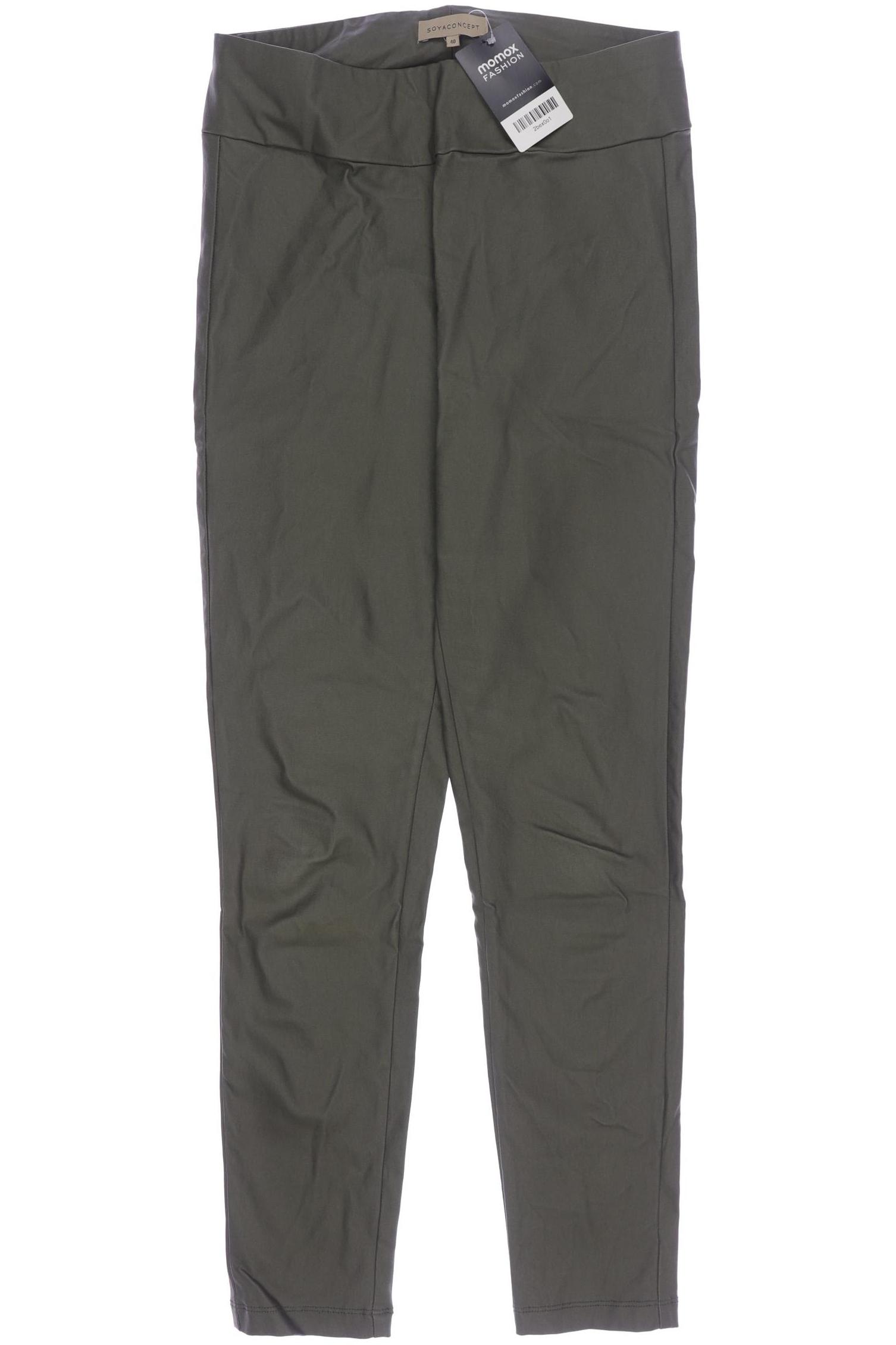 

soyaconcept Damen Stoffhose, grün, Gr. 40