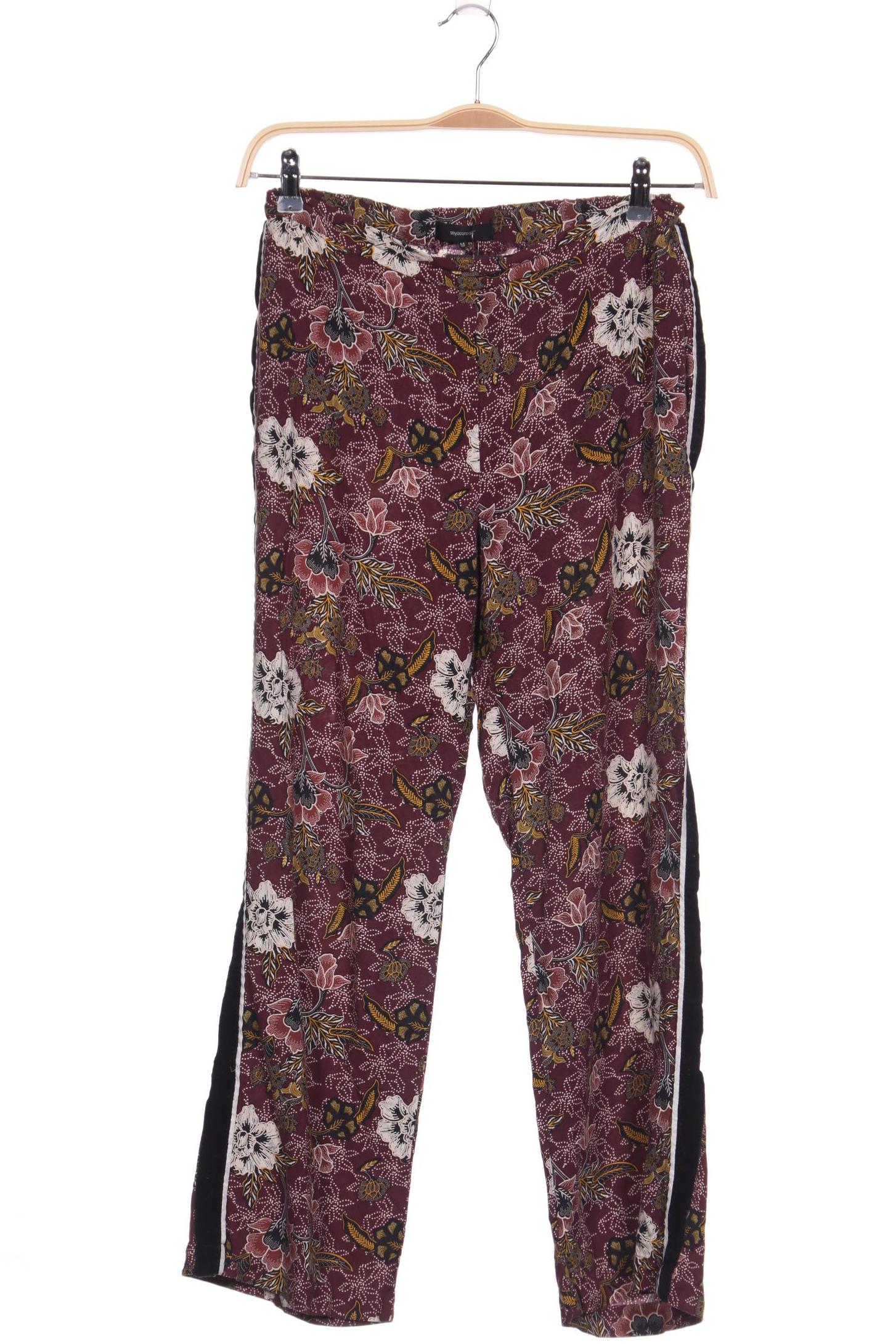 

soyaconcept Damen Stoffhose, bordeaux, Gr. 0
