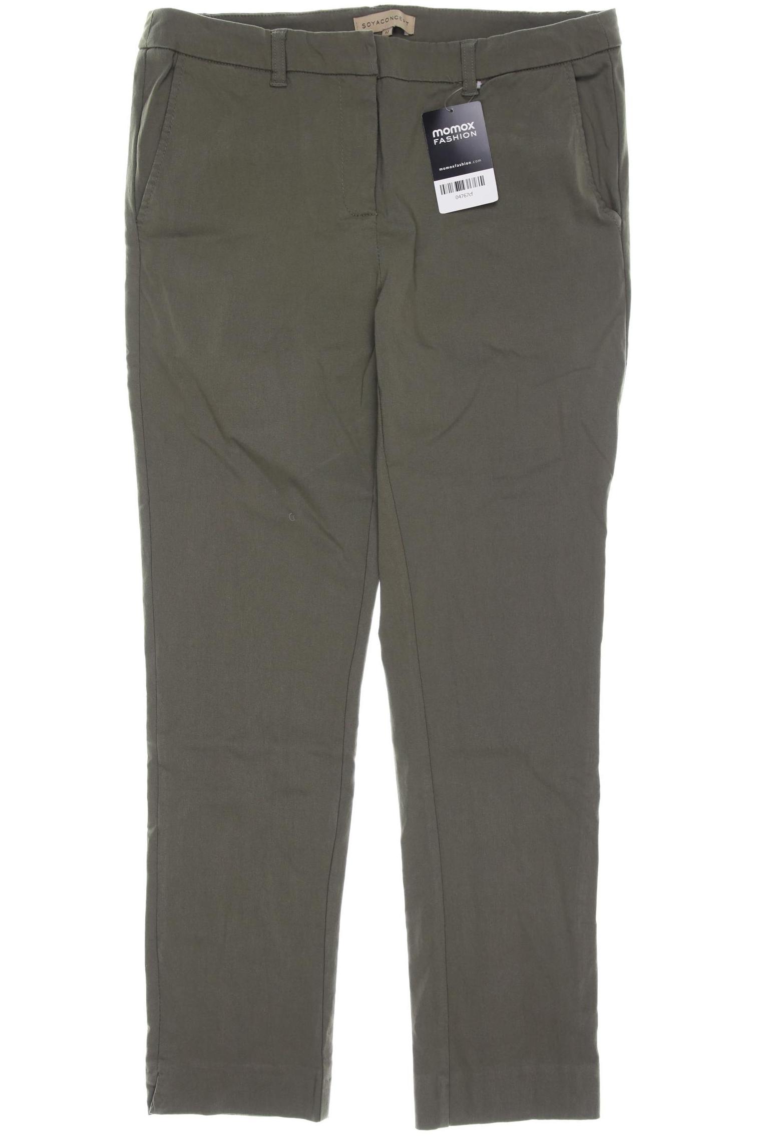 

soyaconcept Damen Stoffhose, grün, Gr. 42
