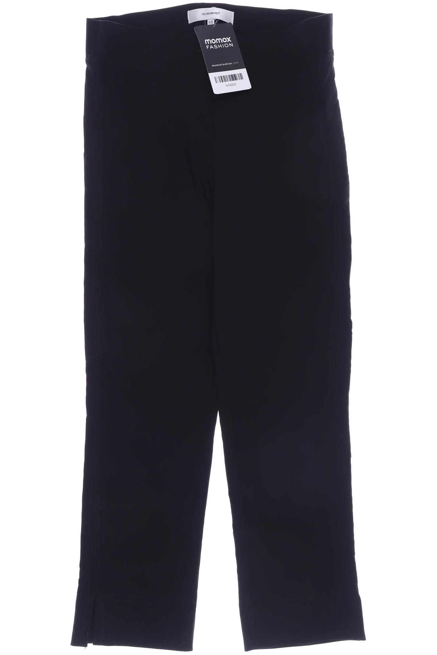 

soyaconcept Damen Stoffhose, schwarz, Gr. 0