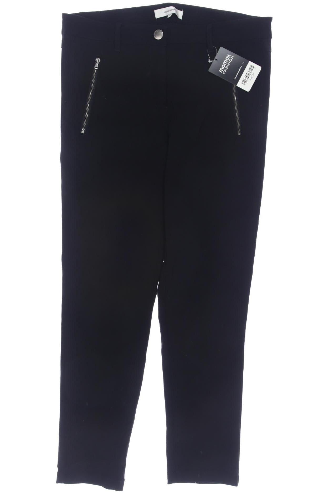 

soyaconcept Damen Stoffhose, schwarz, Gr. 42