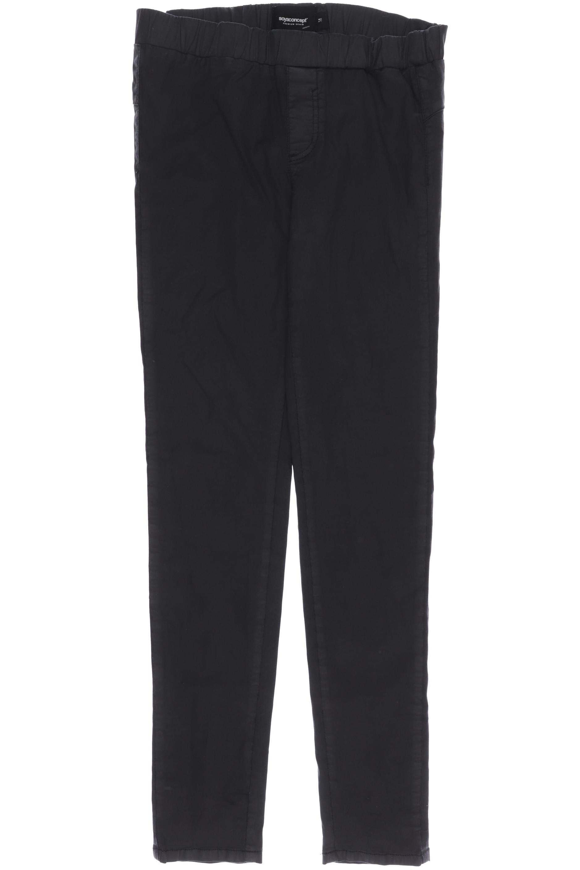 

soyaconcept Damen Stoffhose, schwarz, Gr. 0