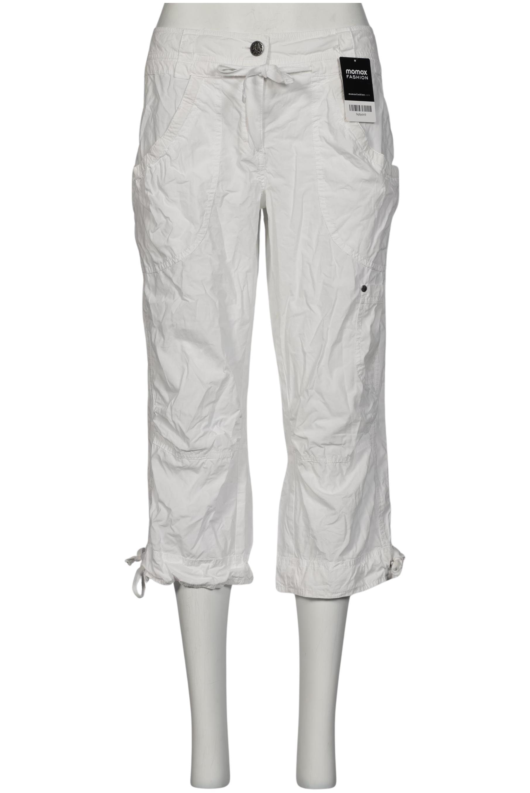 

soyaconcept Damen Stoffhose, weiß, Gr. 40