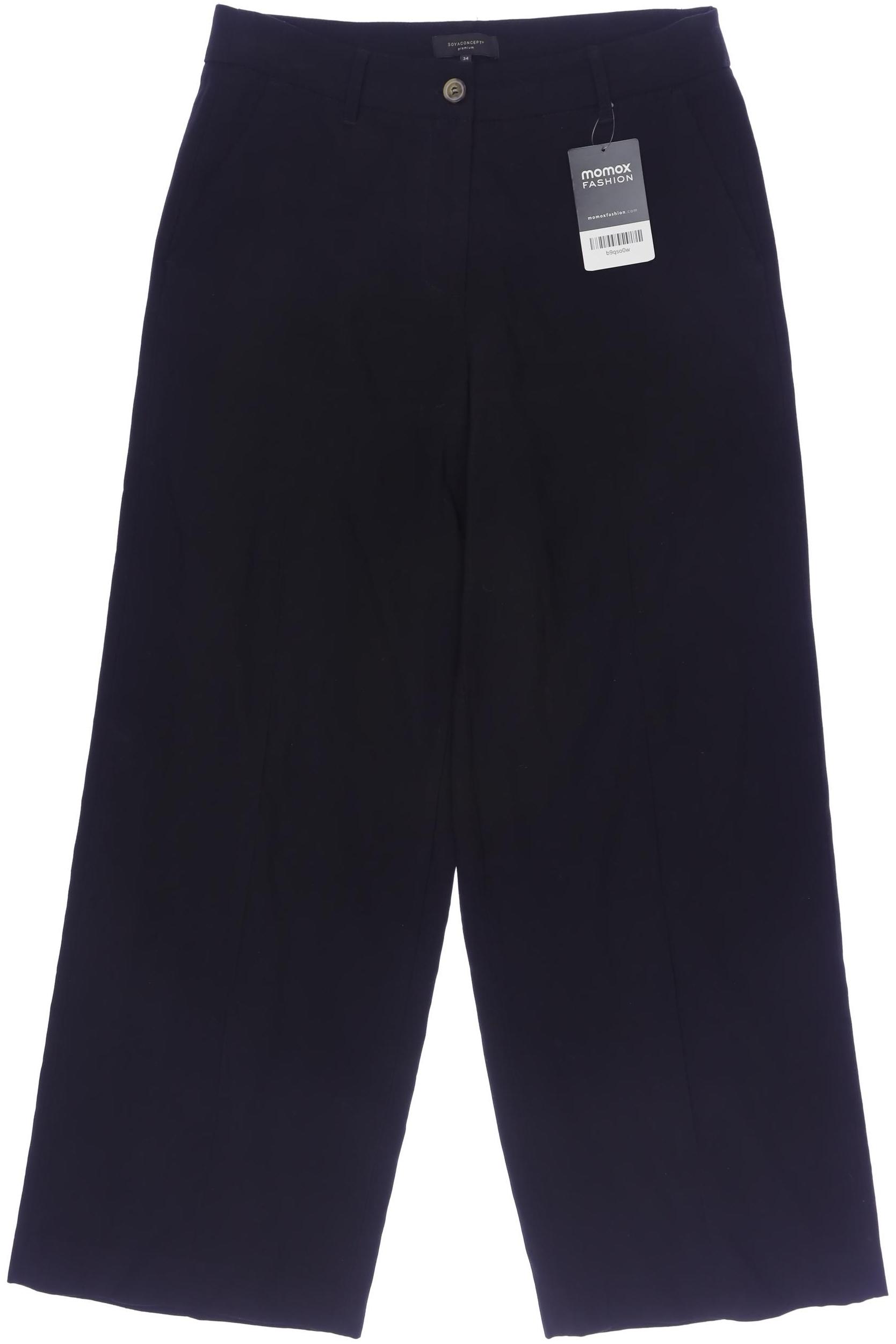 

soyaconcept Damen Stoffhose, schwarz, Gr. 34