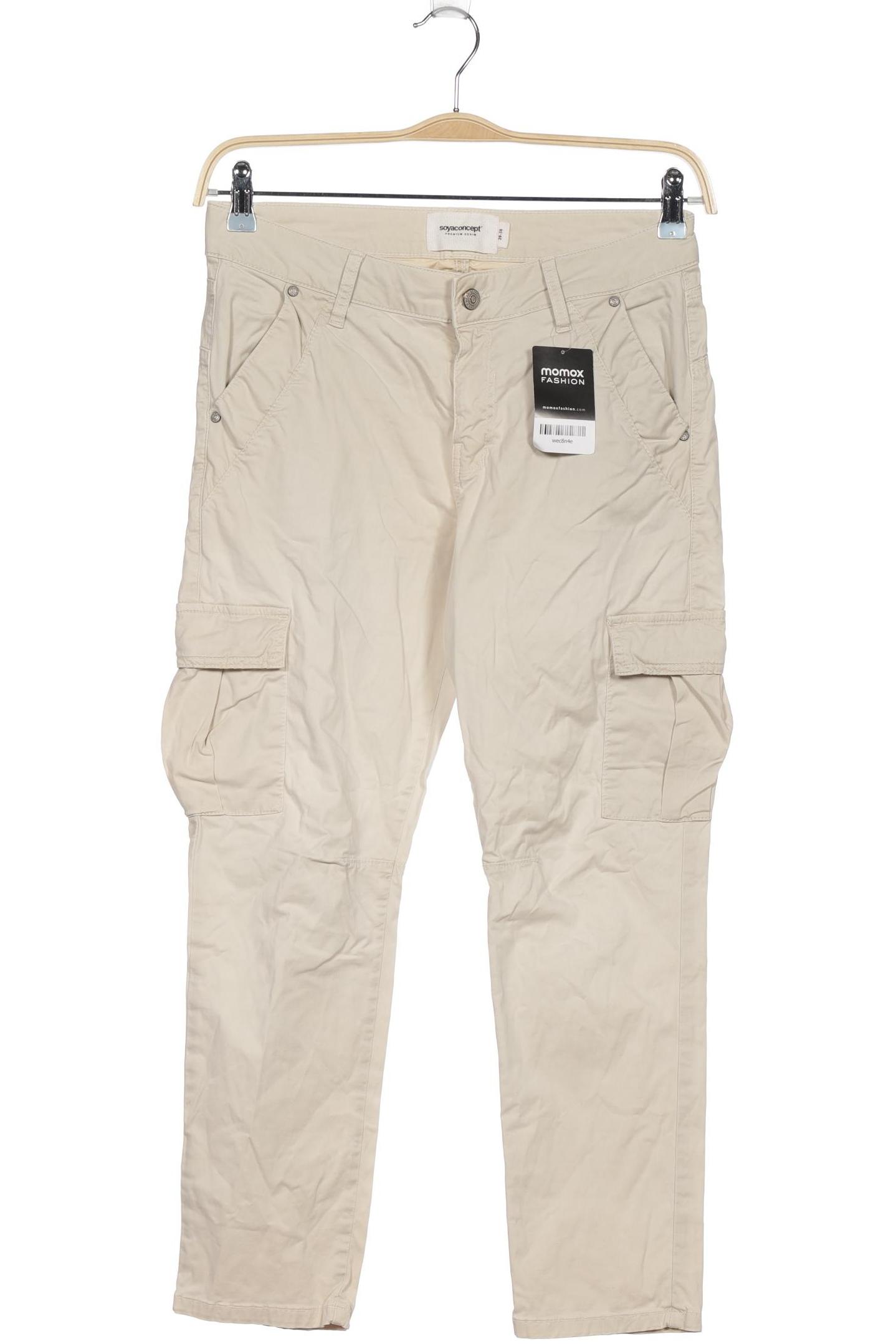 

soyaconcept Damen Stoffhose, cremeweiß, Gr. 40
