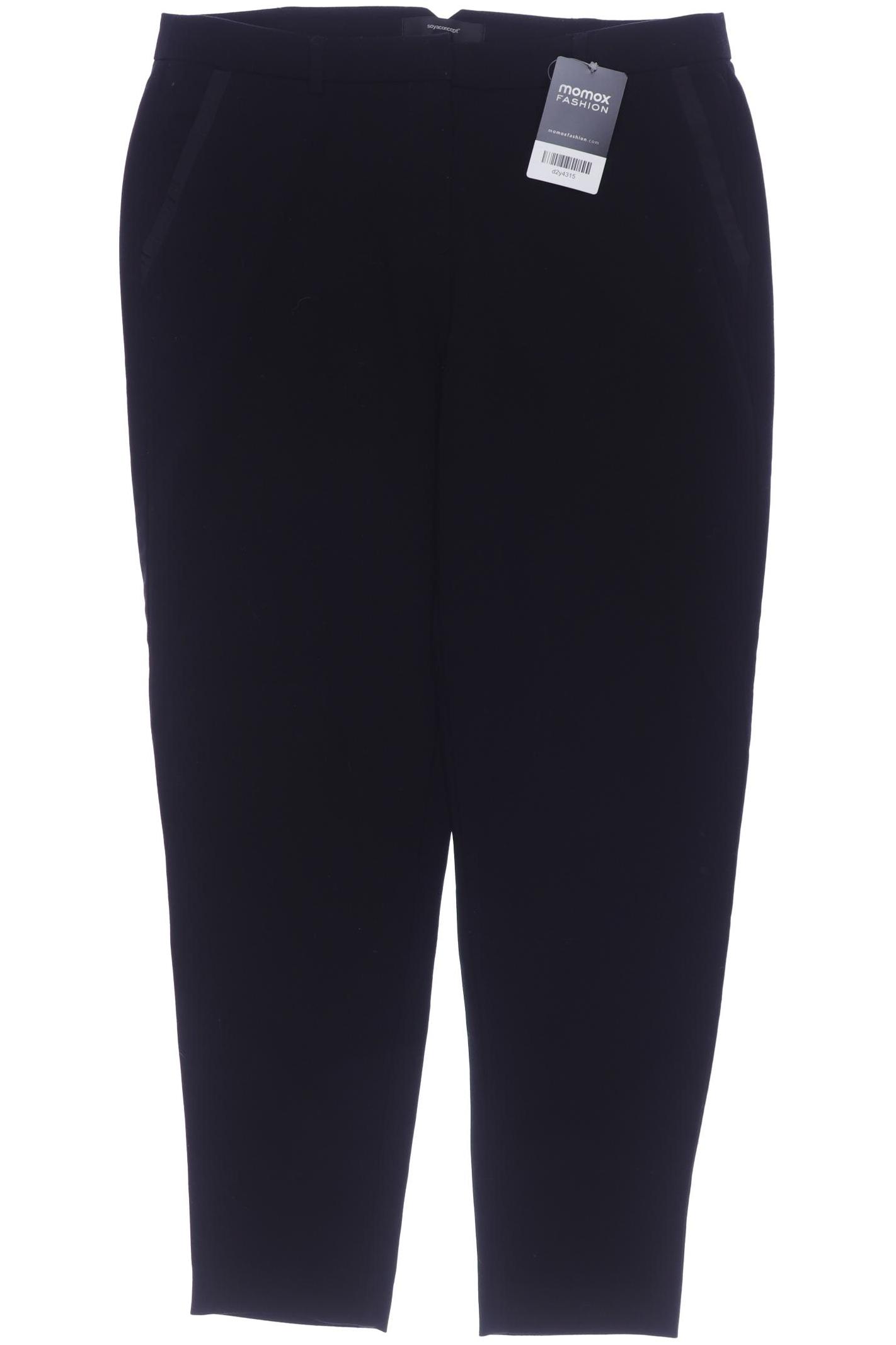 

soyaconcept Damen Stoffhose, schwarz, Gr. 36