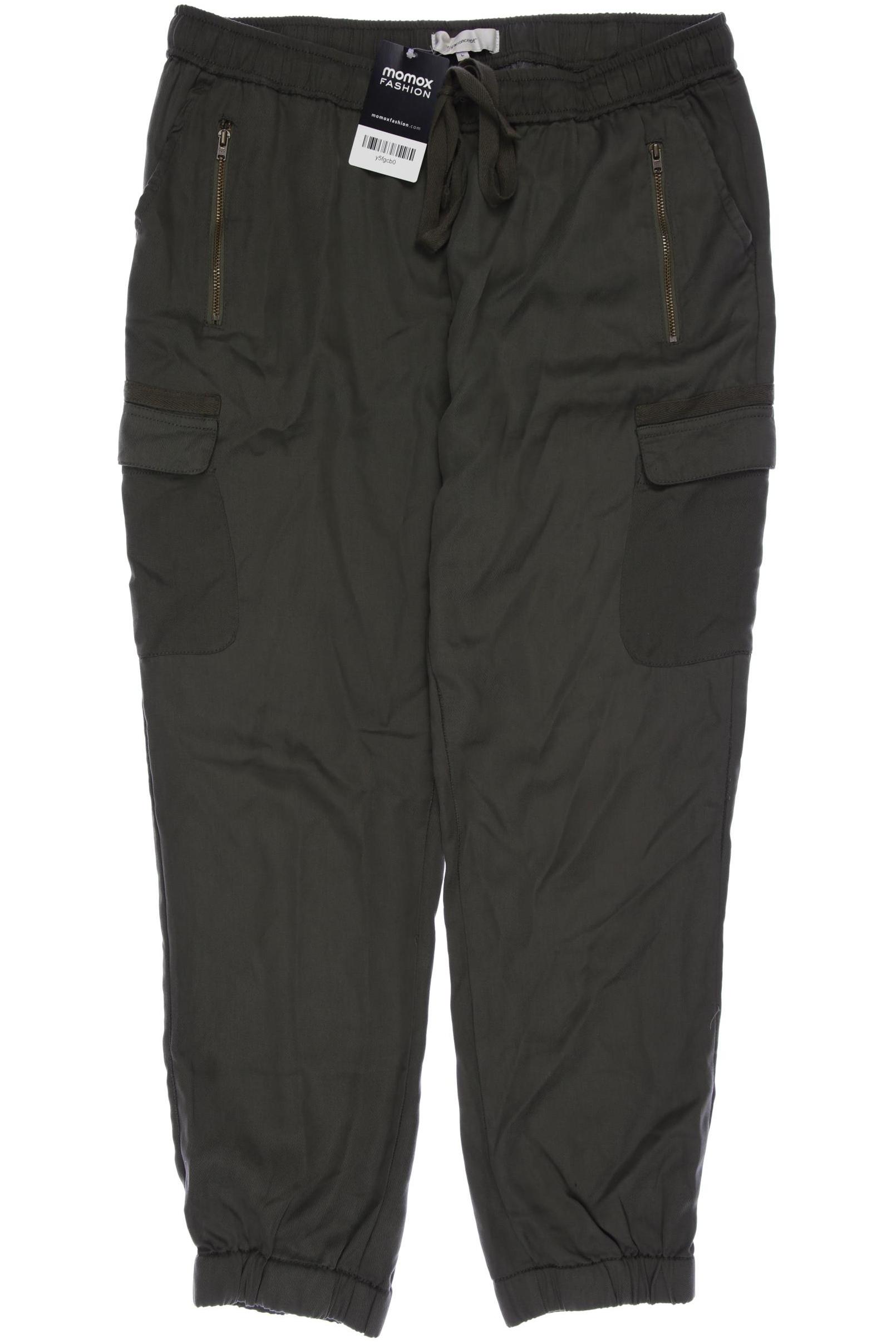 

soyaconcept Damen Stoffhose, grün, Gr. 0