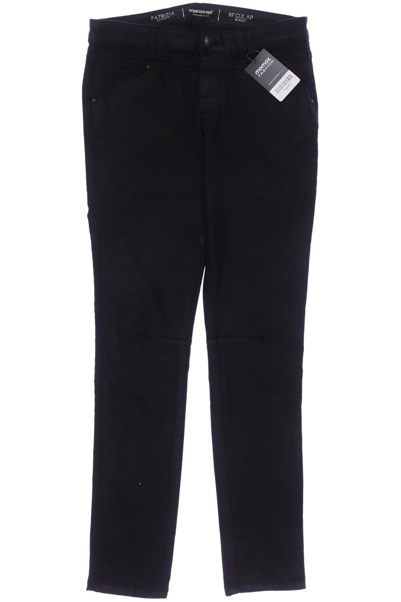 

soyaconcept Damen Stoffhose, schwarz, Gr. 29