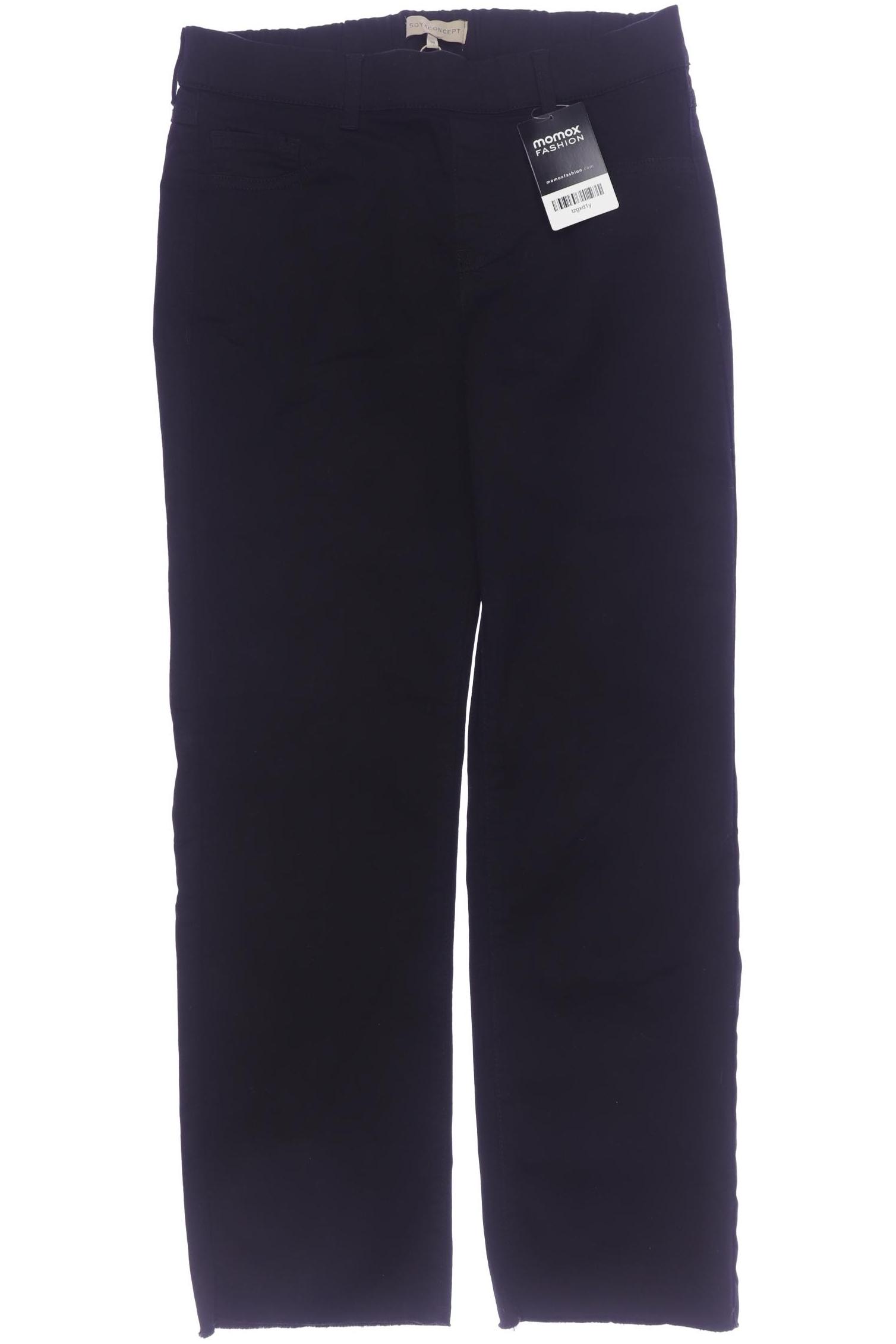 

soyaconcept Damen Stoffhose, schwarz, Gr. 38