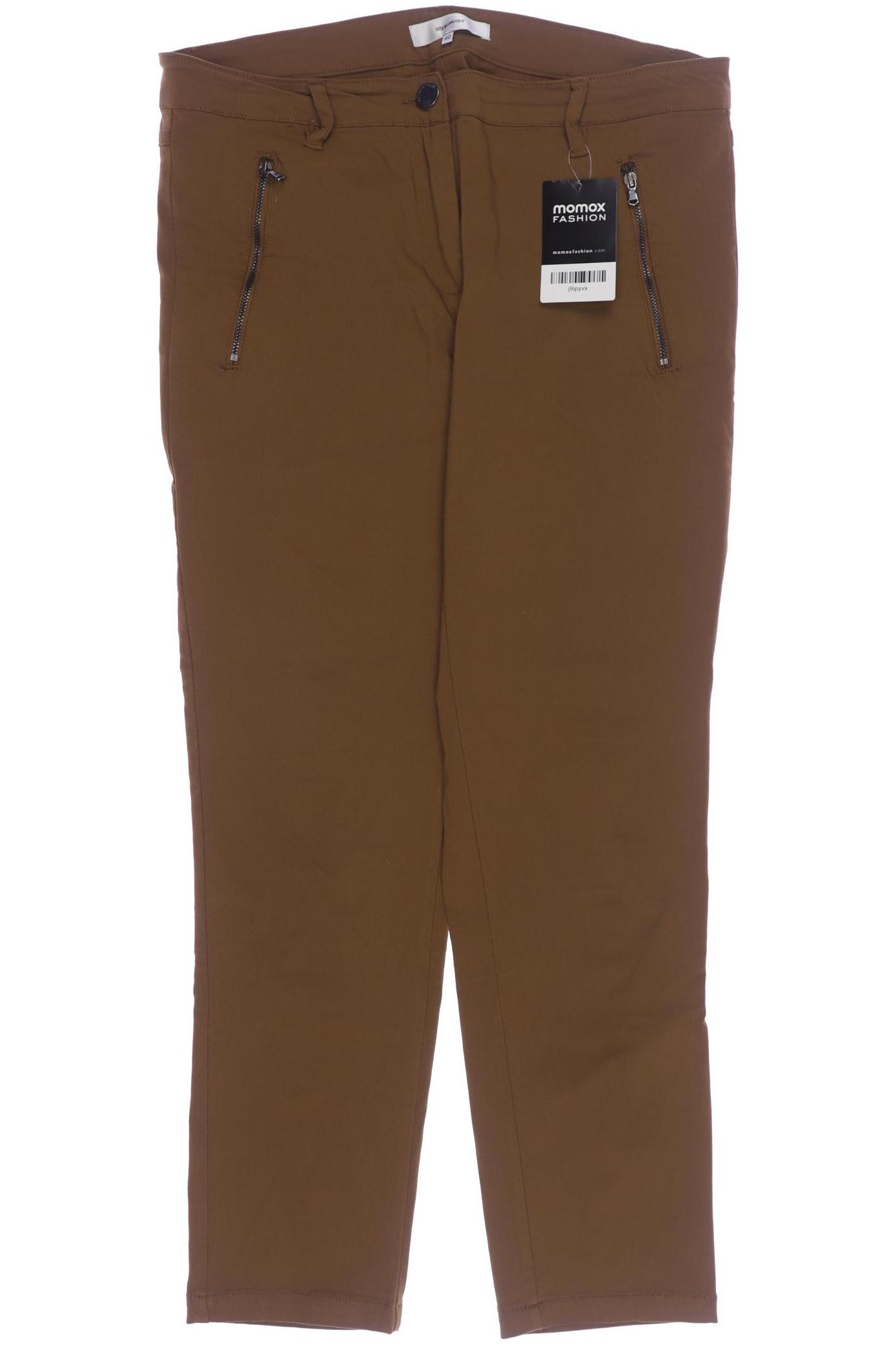 

soyaconcept Damen Stoffhose, braun, Gr. 40