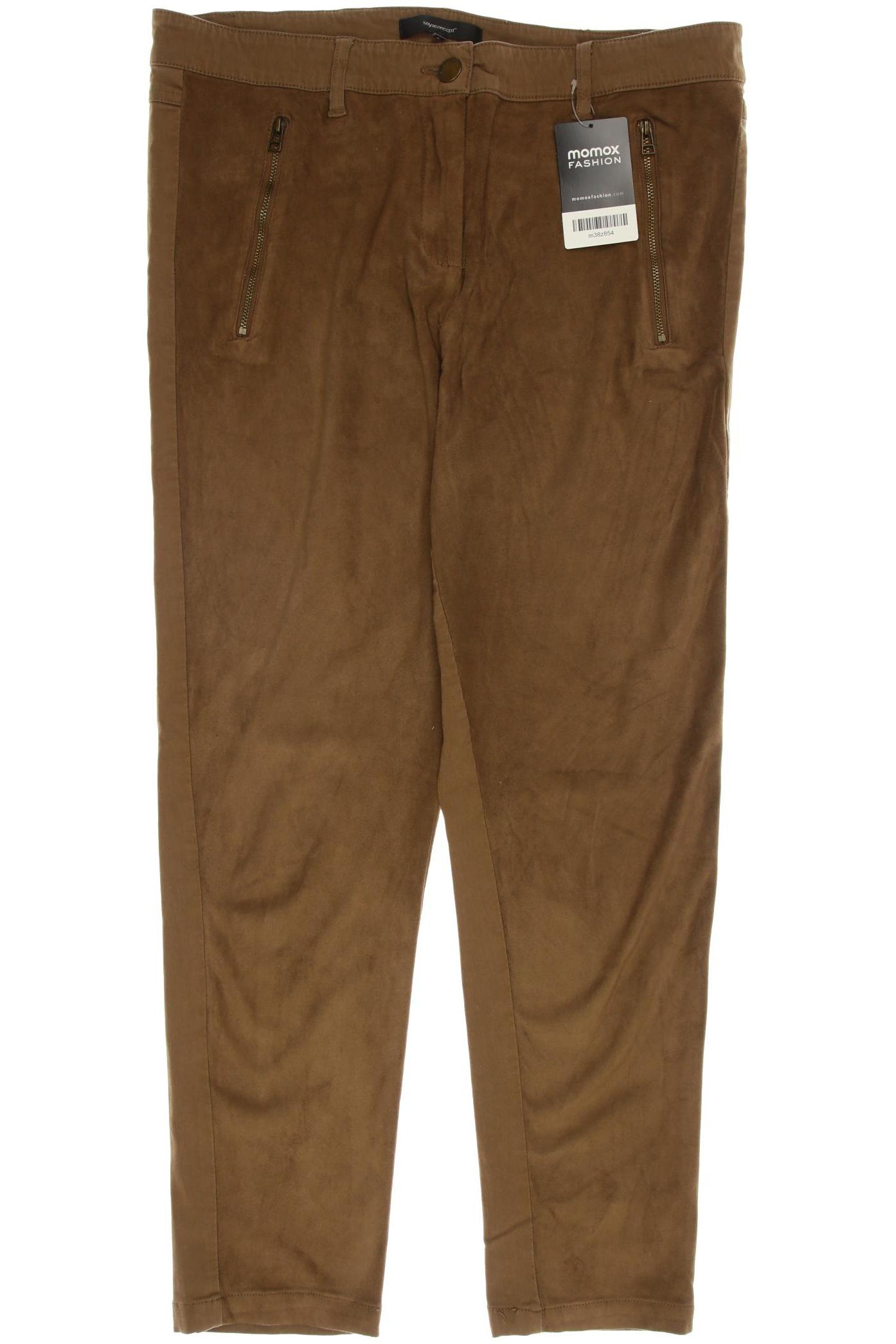

soyaconcept Damen Stoffhose, braun, Gr. 42