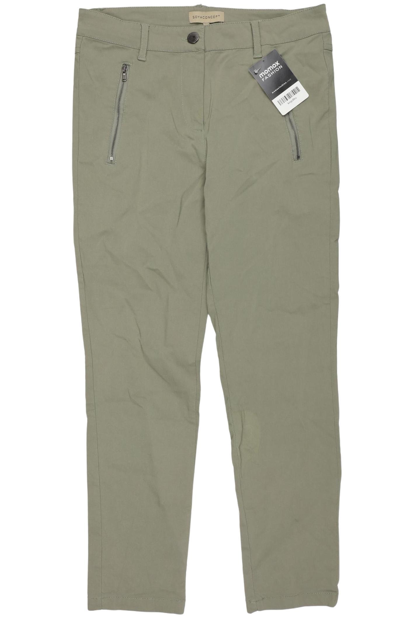 

soyaconcept Damen Stoffhose, grün, Gr. 40